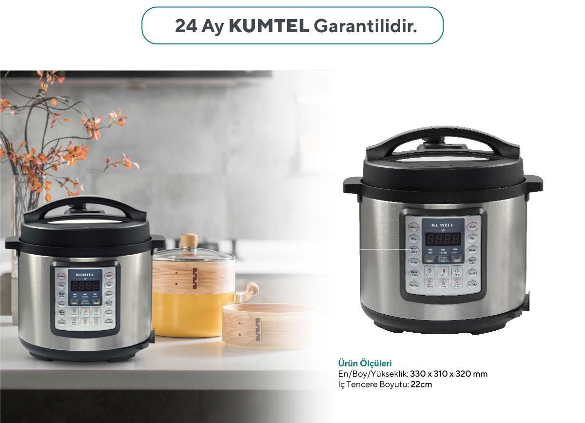 KUMTEL HPC-01 ELEKTRİKLİ DÜDÜKLÜ TENCERE