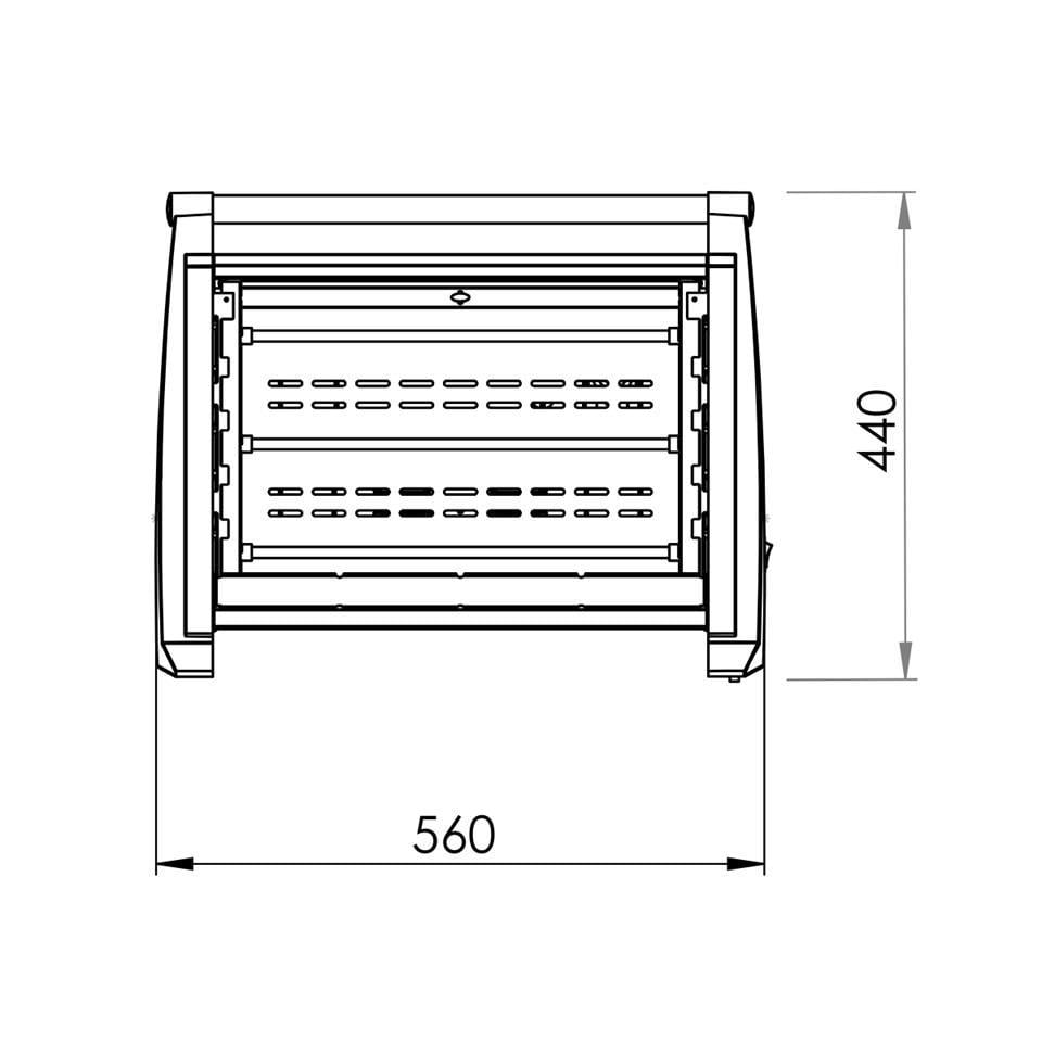 KUMTEL LX-2832 1500 Watt QUARTZ ISITICI