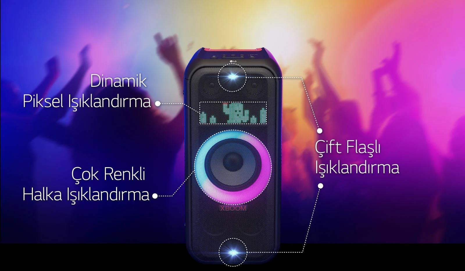 LG XBOOM XL7S (250 Watt) TAŞINABİLİR BLUETOOTH PARTİ HOPARLÖRÜ
