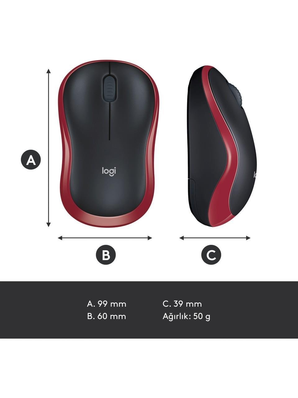 LOGITECH M185 KABLOUSZ MOUSE