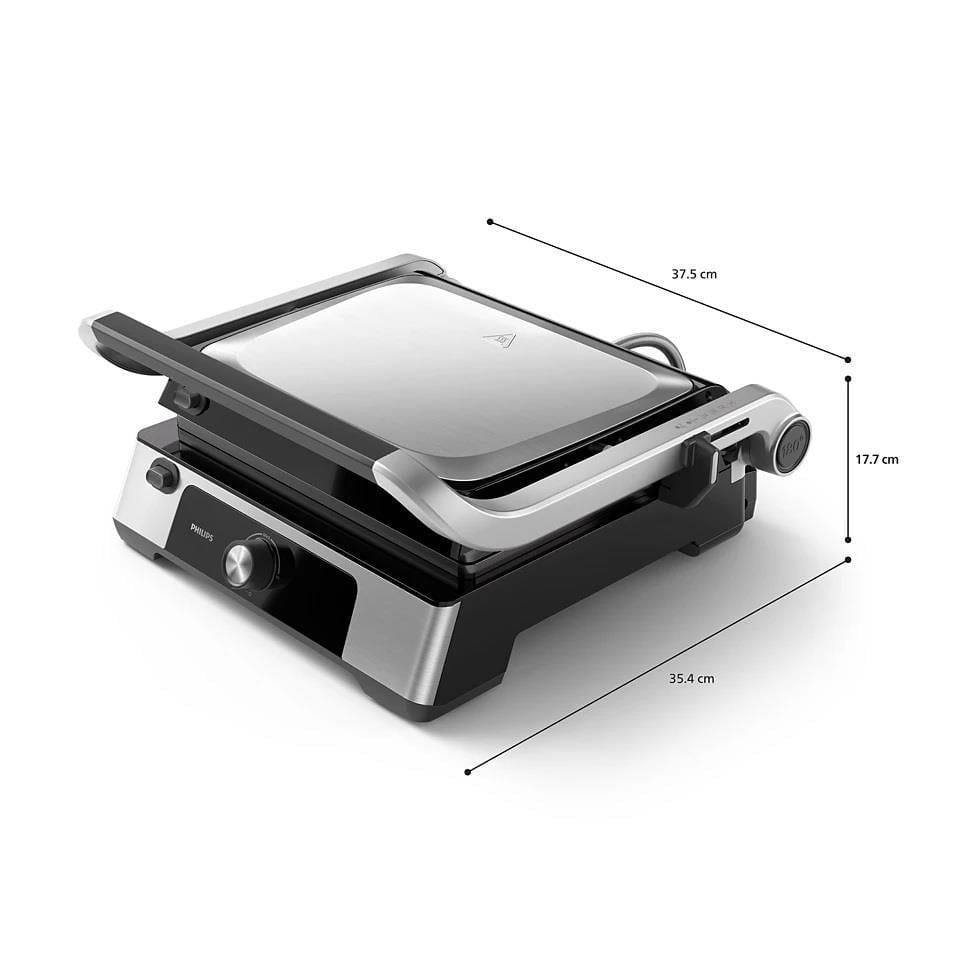 PHILIPS HD6301/90 5000 Serisi IZGARA ve TOST MAKİNESİ Kredi Kartsız, Peşinatsız, Elden Taksitle | Habipler AVM