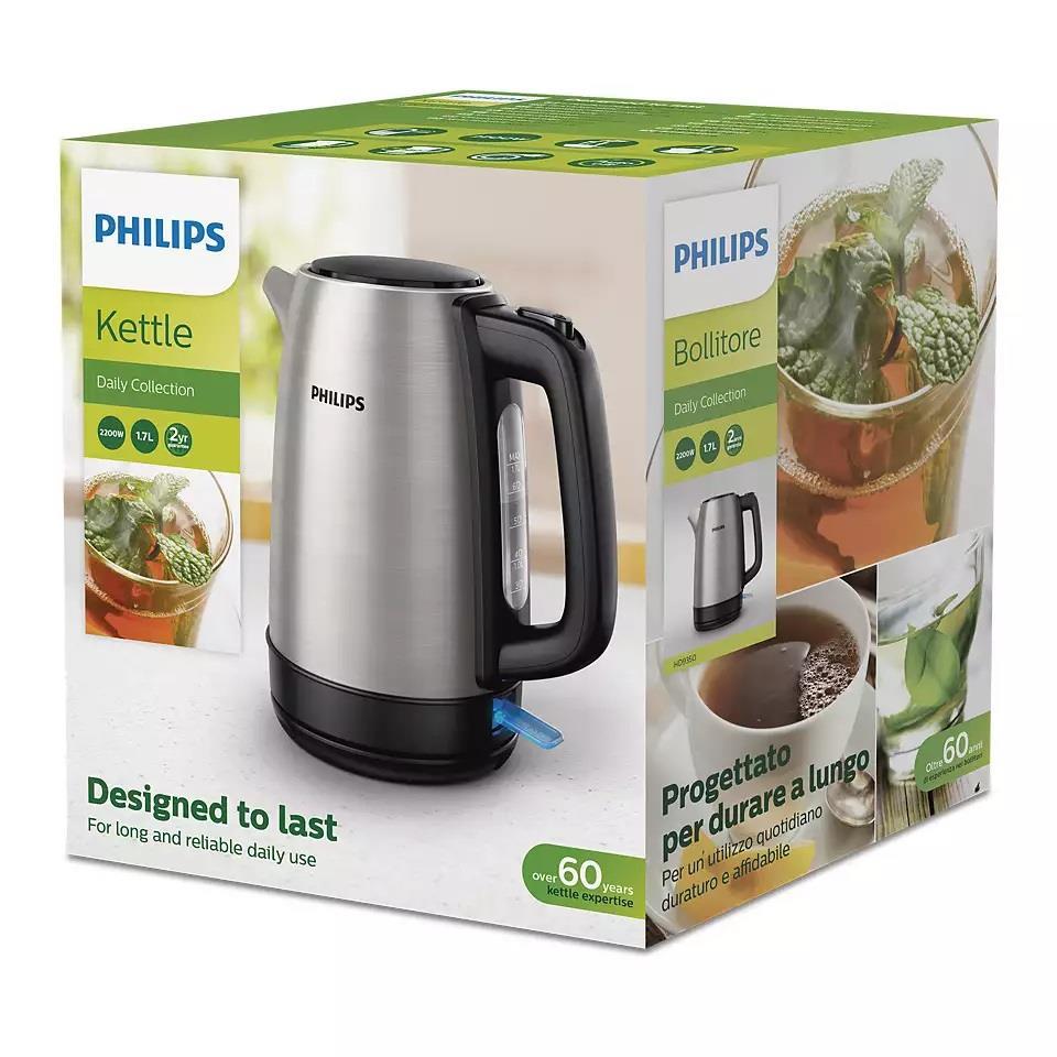 PHILIPS HD9350/90 Daily Collection 2200 Watt ÇELİK KETTLE