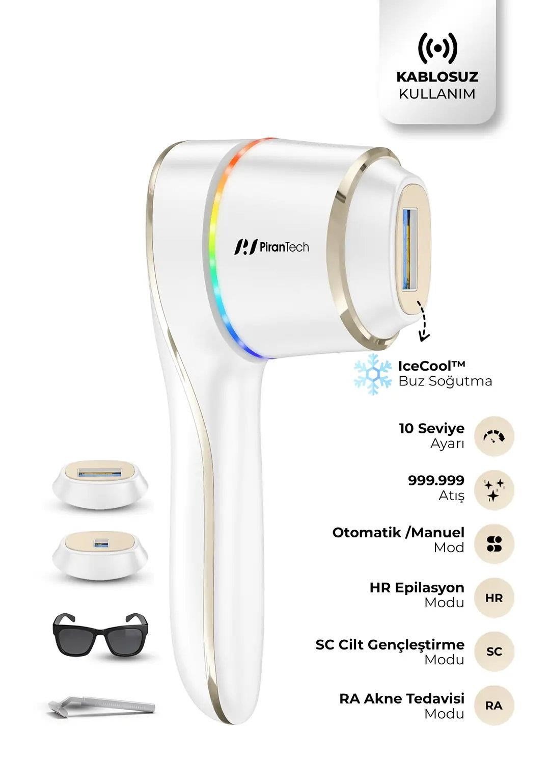 PİRANTECH BHRL-15 IPL BUZ LAZER EPİLASYON Kredi Kartsız, Peşinatsız, Elden Taksitle | Habipler AVM