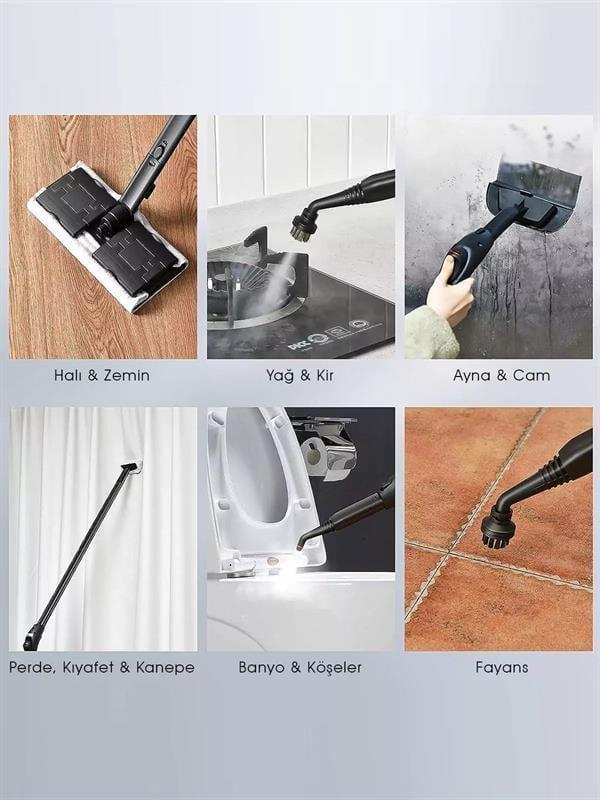 PİRANTECH CB-107C BUHARLI TEMİZLİK MAKİNESİ