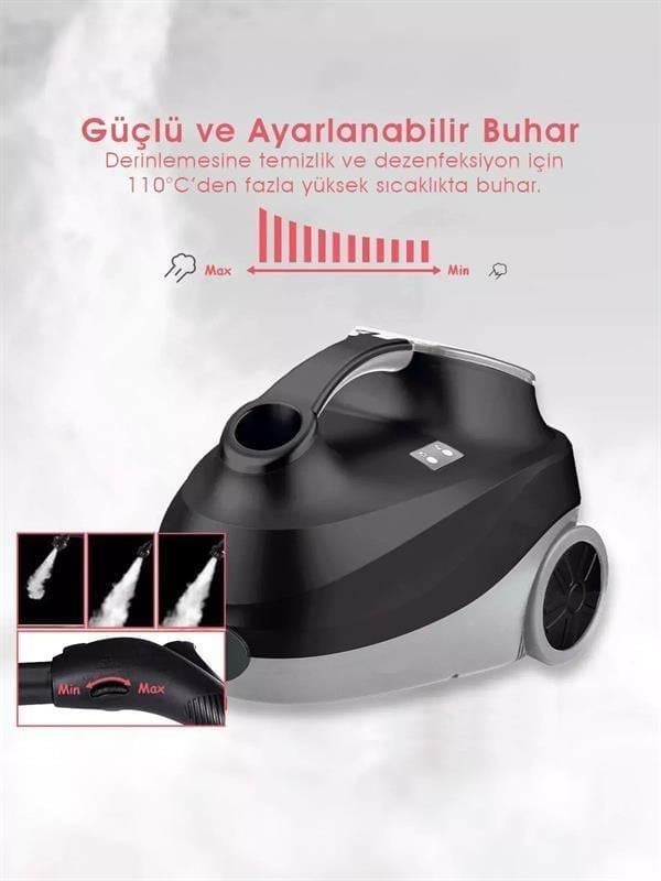 PİRANTECH CB-107C BUHARLI TEMİZLİK MAKİNESİ | Kredi Kartsız Elden Taksit | Habipler AVM