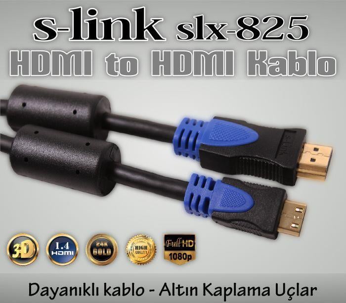 S-LINK SLX-825 1.5 m HDMI KABLO