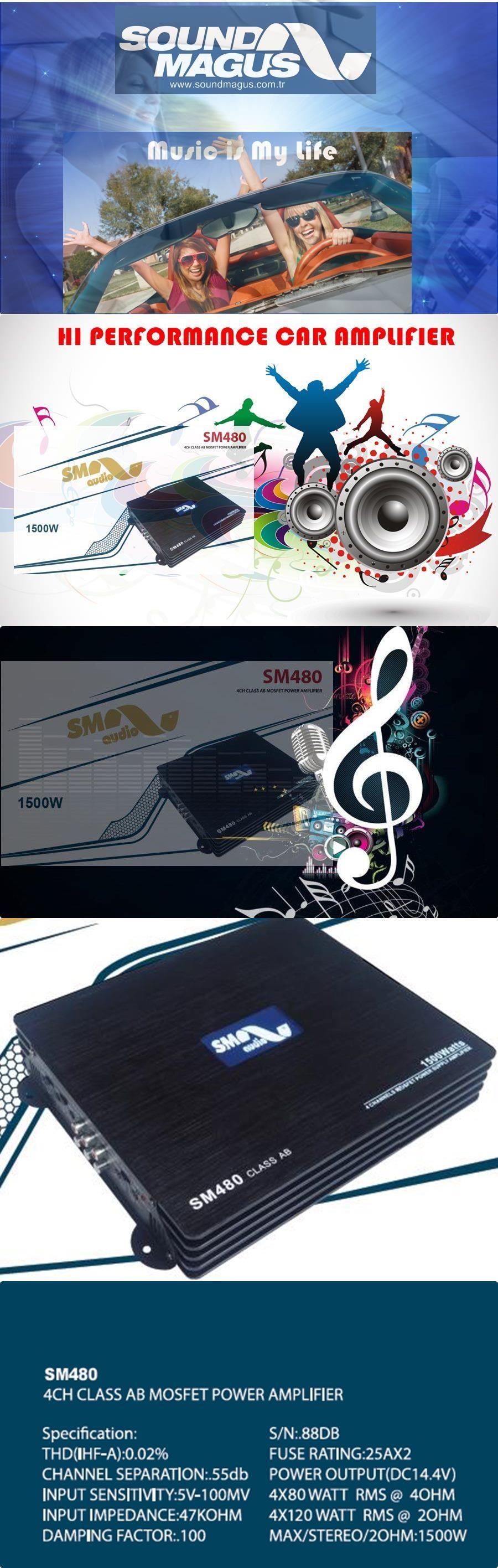 SOUNDMAGUS SM-480 OTO ANFİ