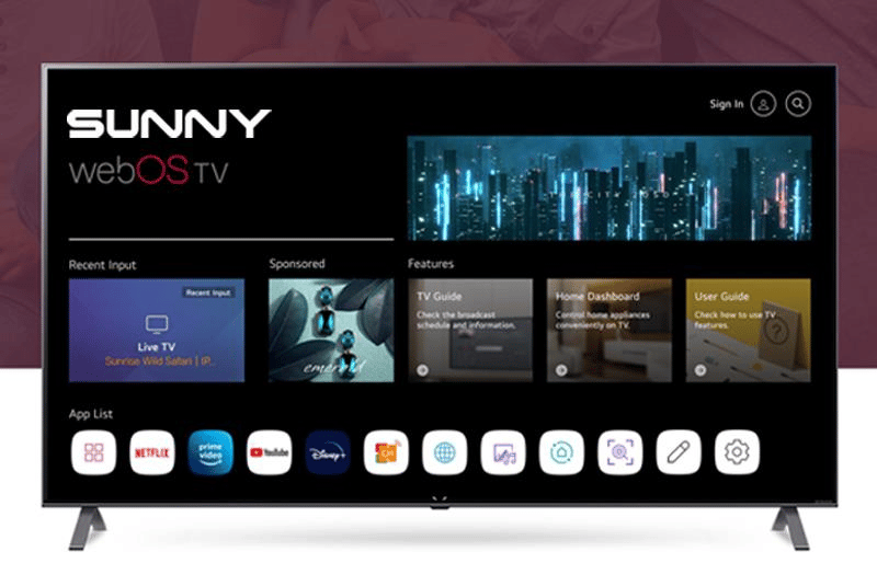 SUNNY SN50QMN252-0276 SMART webOS 126 EKRAN UHD QLED TELEVİZYON Kredi Kartsız, Peşinatsız, Elden Taksitle | Habipler AVM