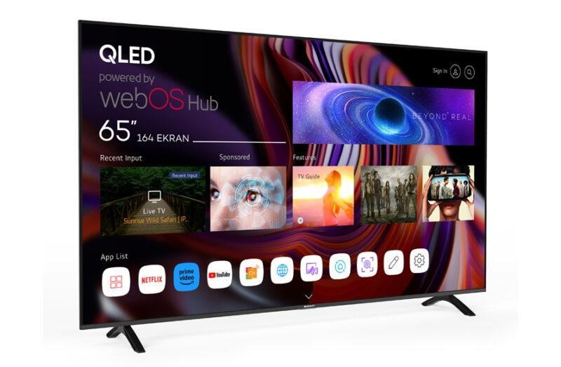 SUNNY SN65QMN252-0276 SMART webOS 164 EKRAN UHD QLED TELEVİZYON