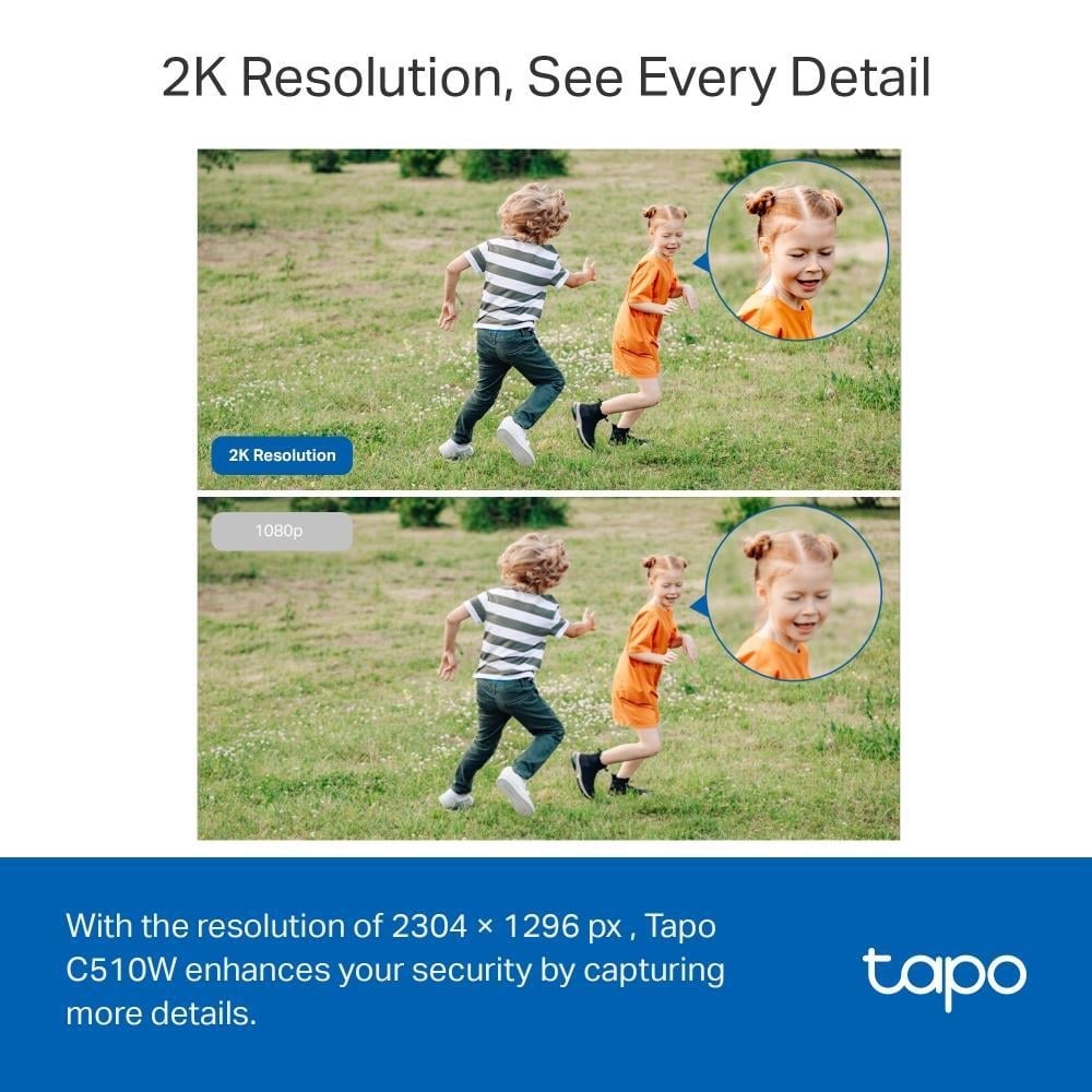 TP-LINK Tapo C510W DIŞ MEKAN Wi-Fi GÜVENLİK KAMERASI Kredi Kartsız, Peşinatsız, Elden Taksitle | Habipler AVM
