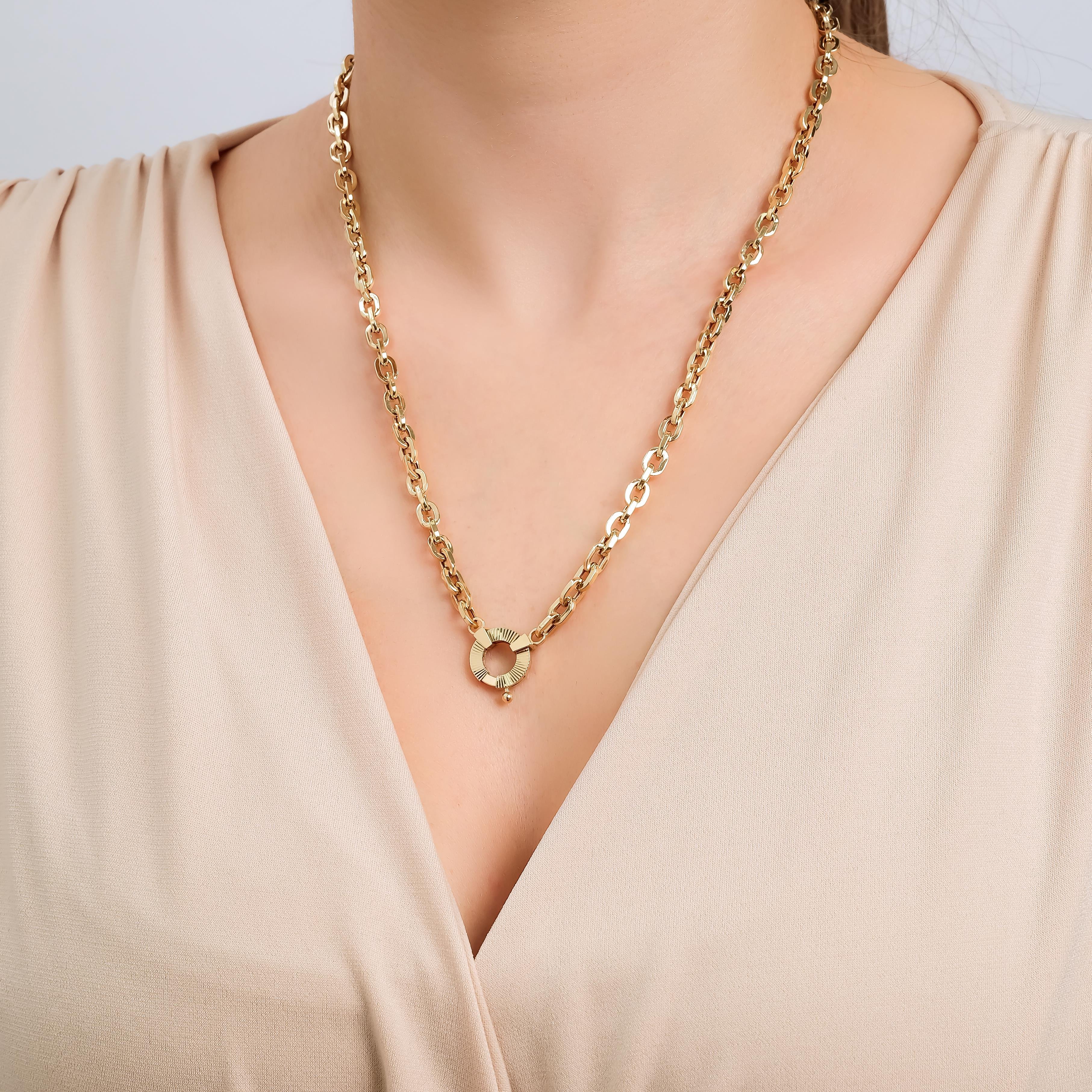 14 Ayar Charm Kolye