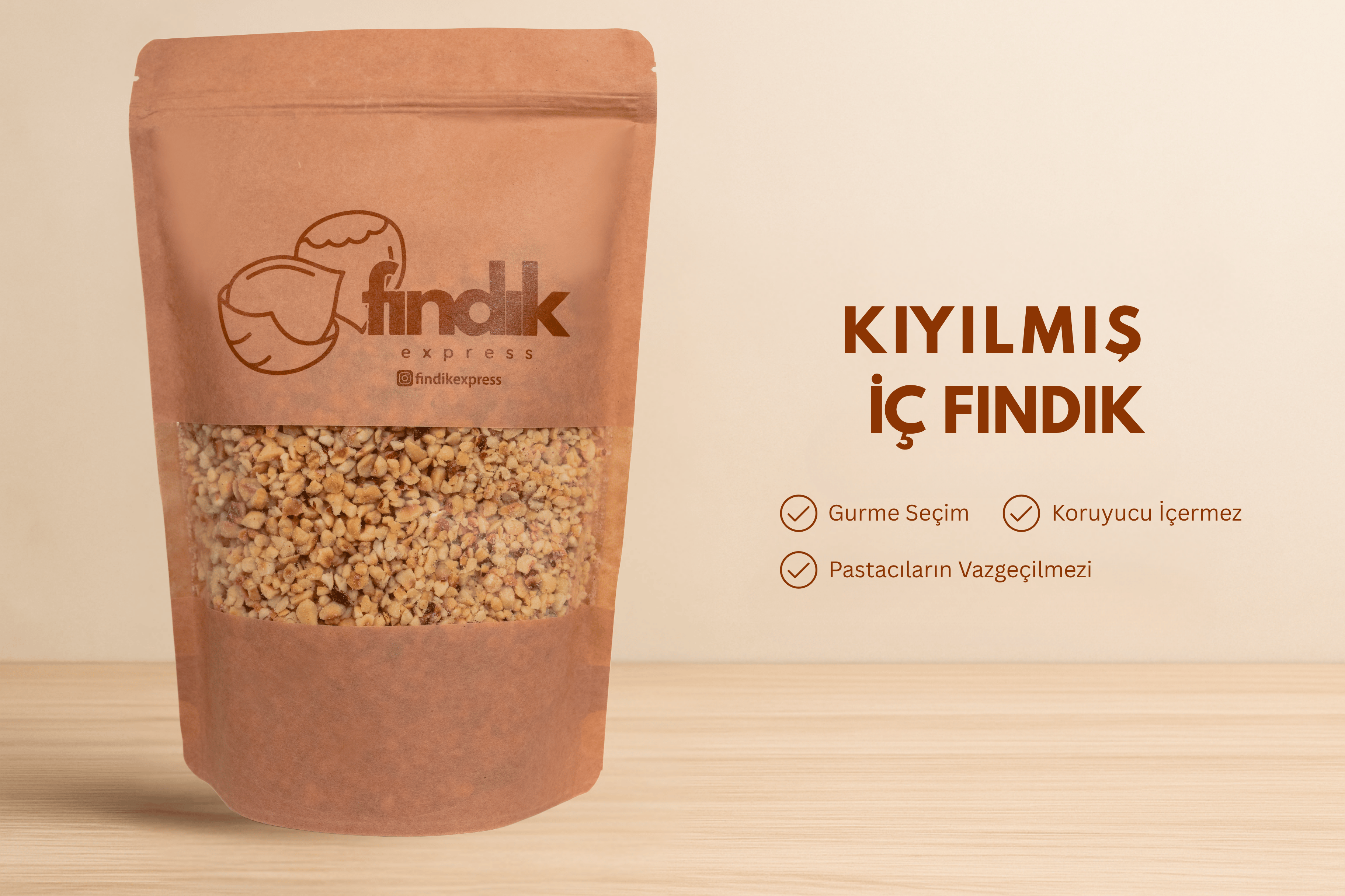 Kıyılmış İç Fındık 400 Gr
