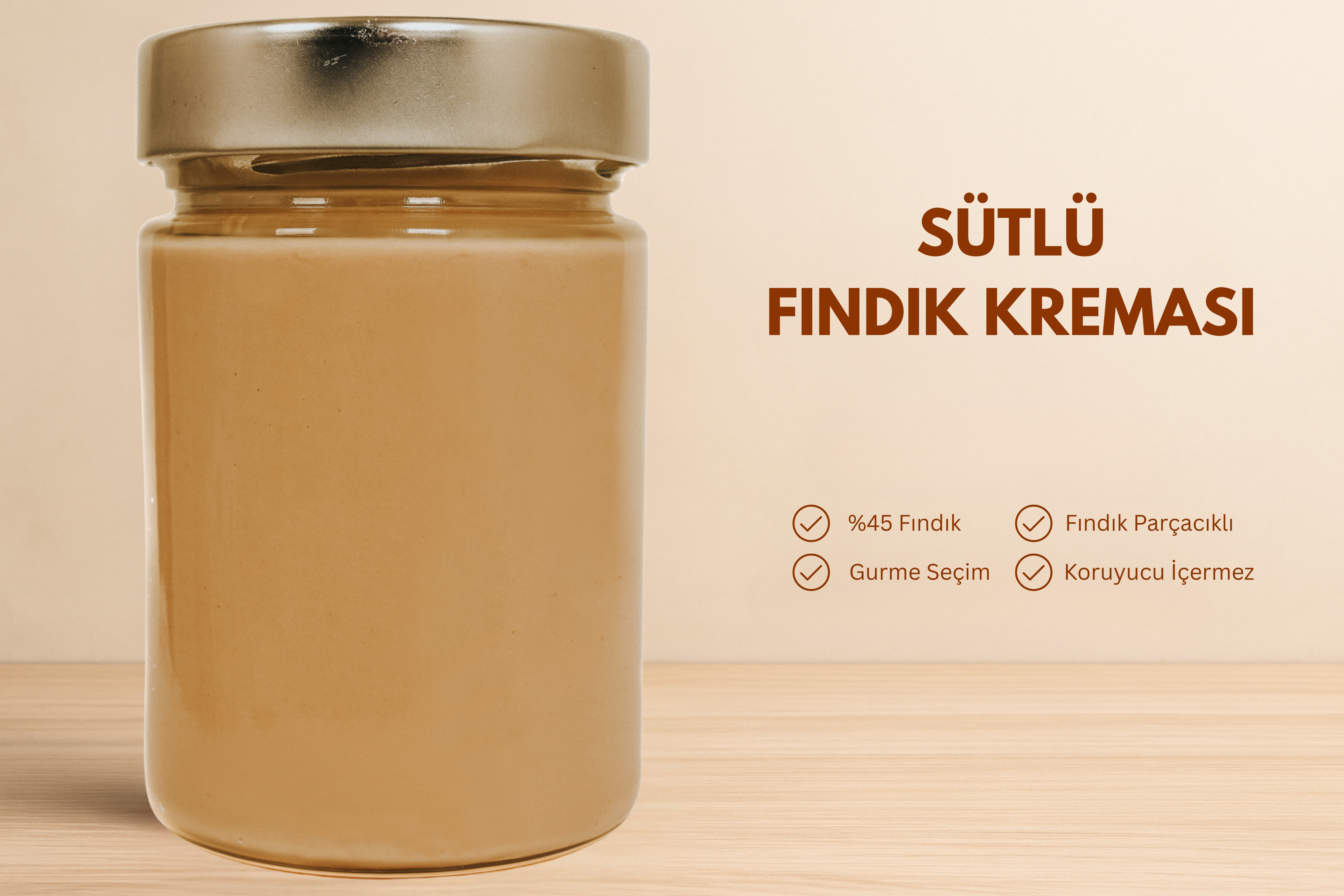 Sütlü Fındık Kreması 350 Gr