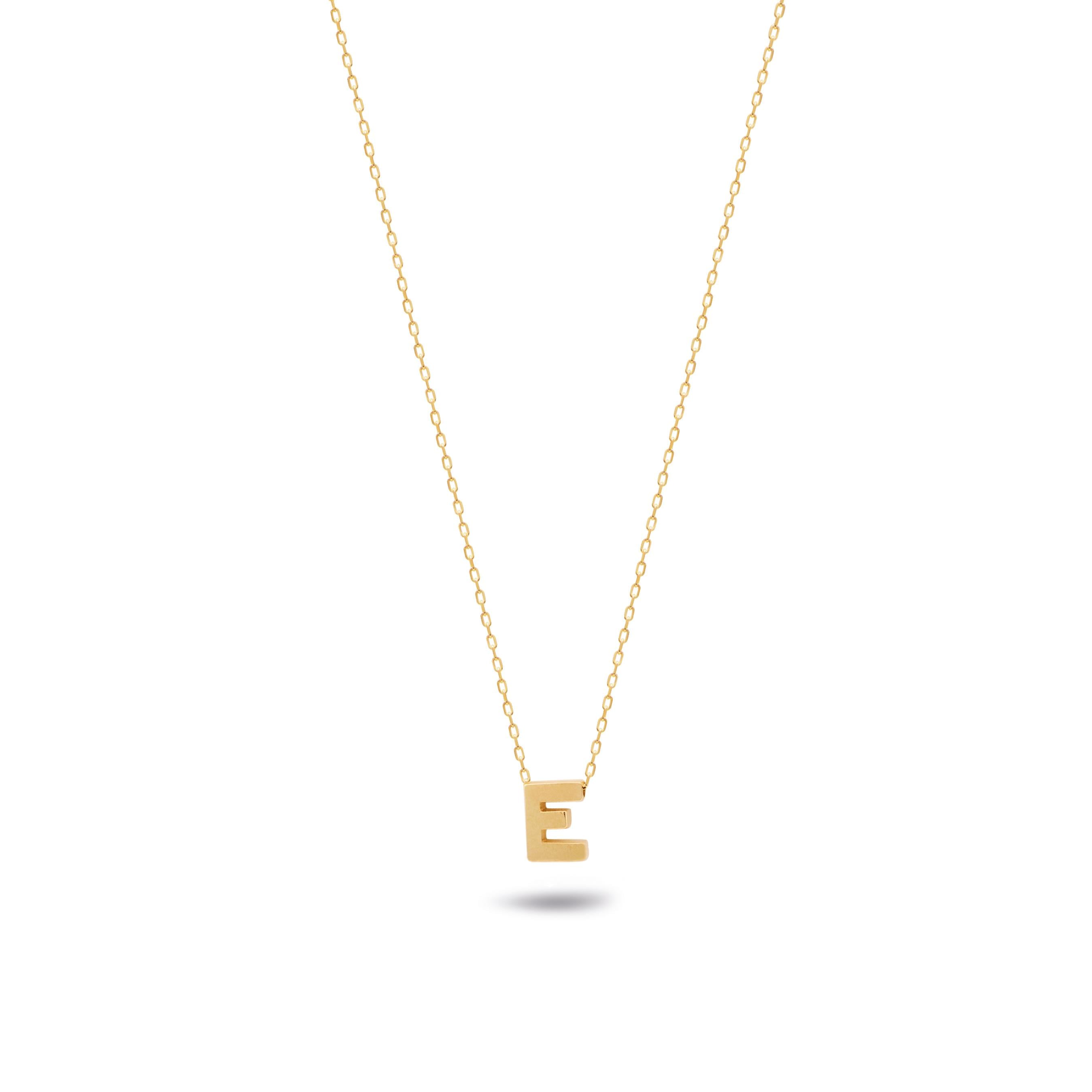 Minimalist Harf Kolye