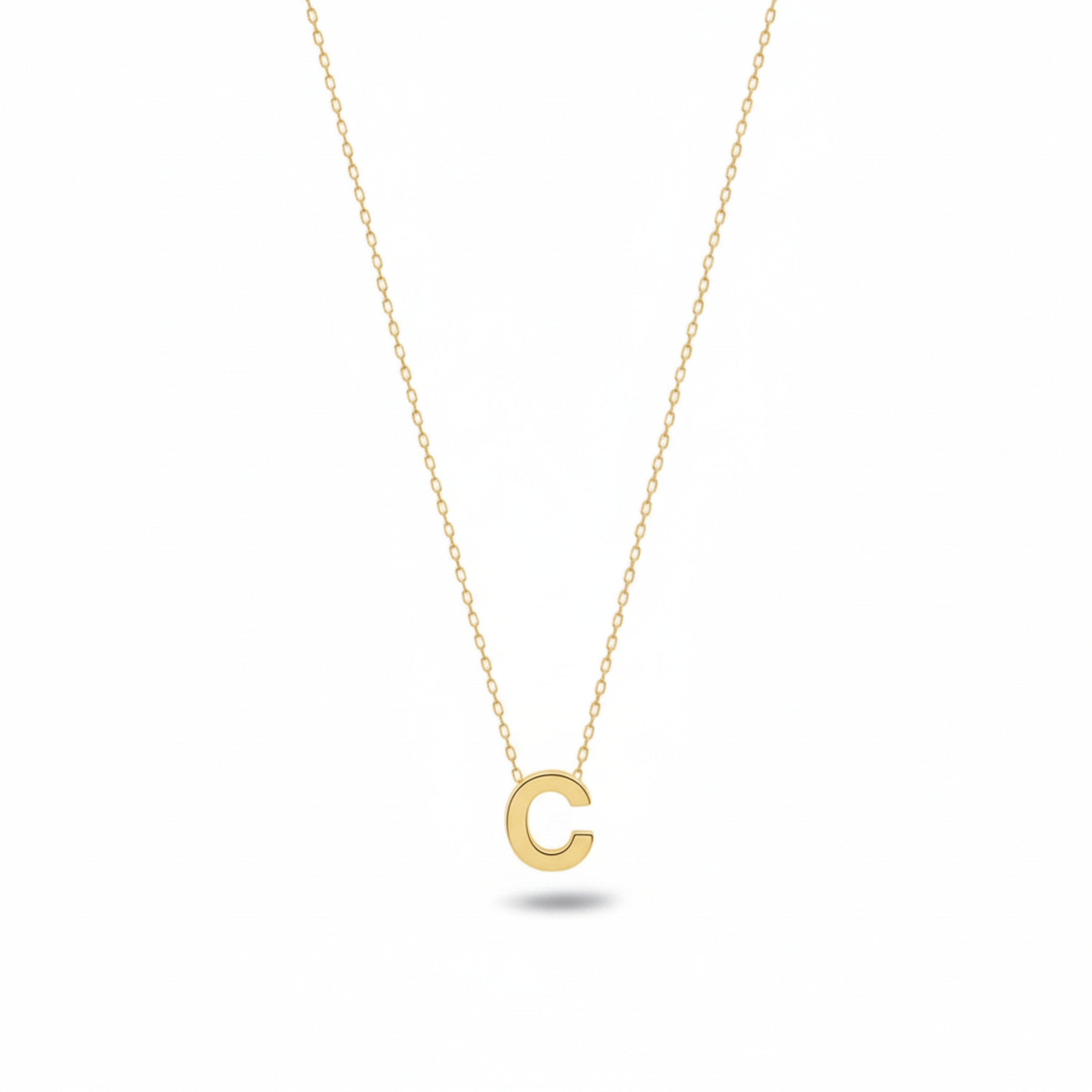 Minimalist Harf Kolye