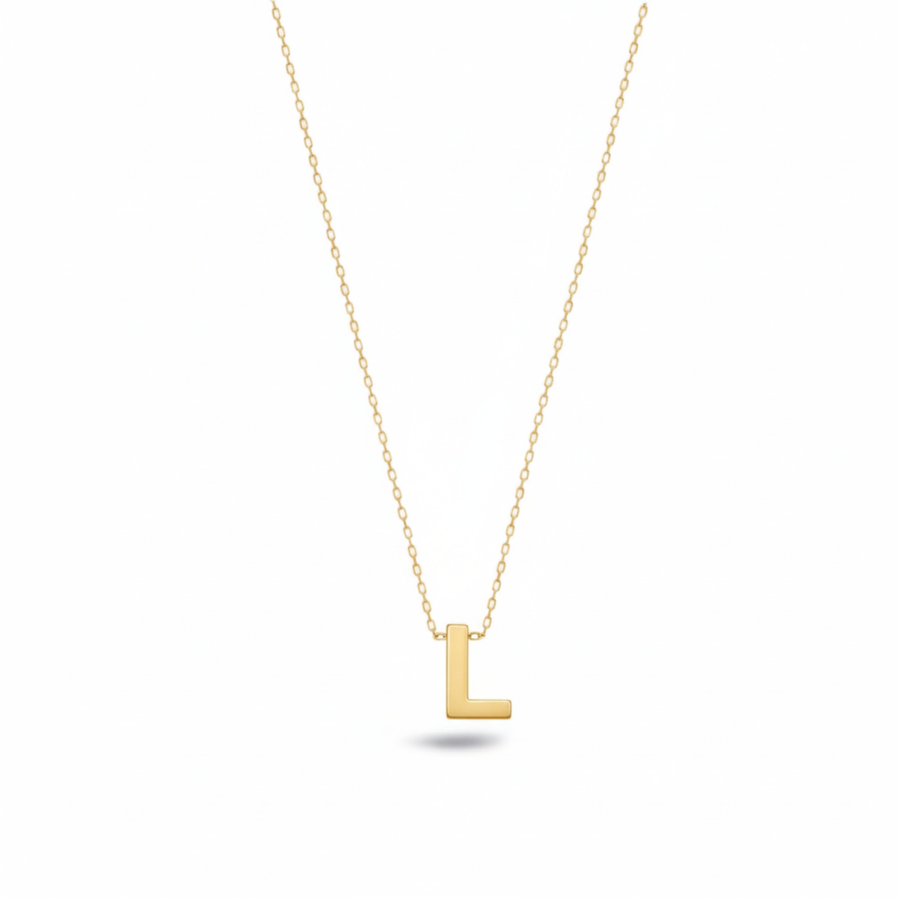 Minimalist Harf Kolye