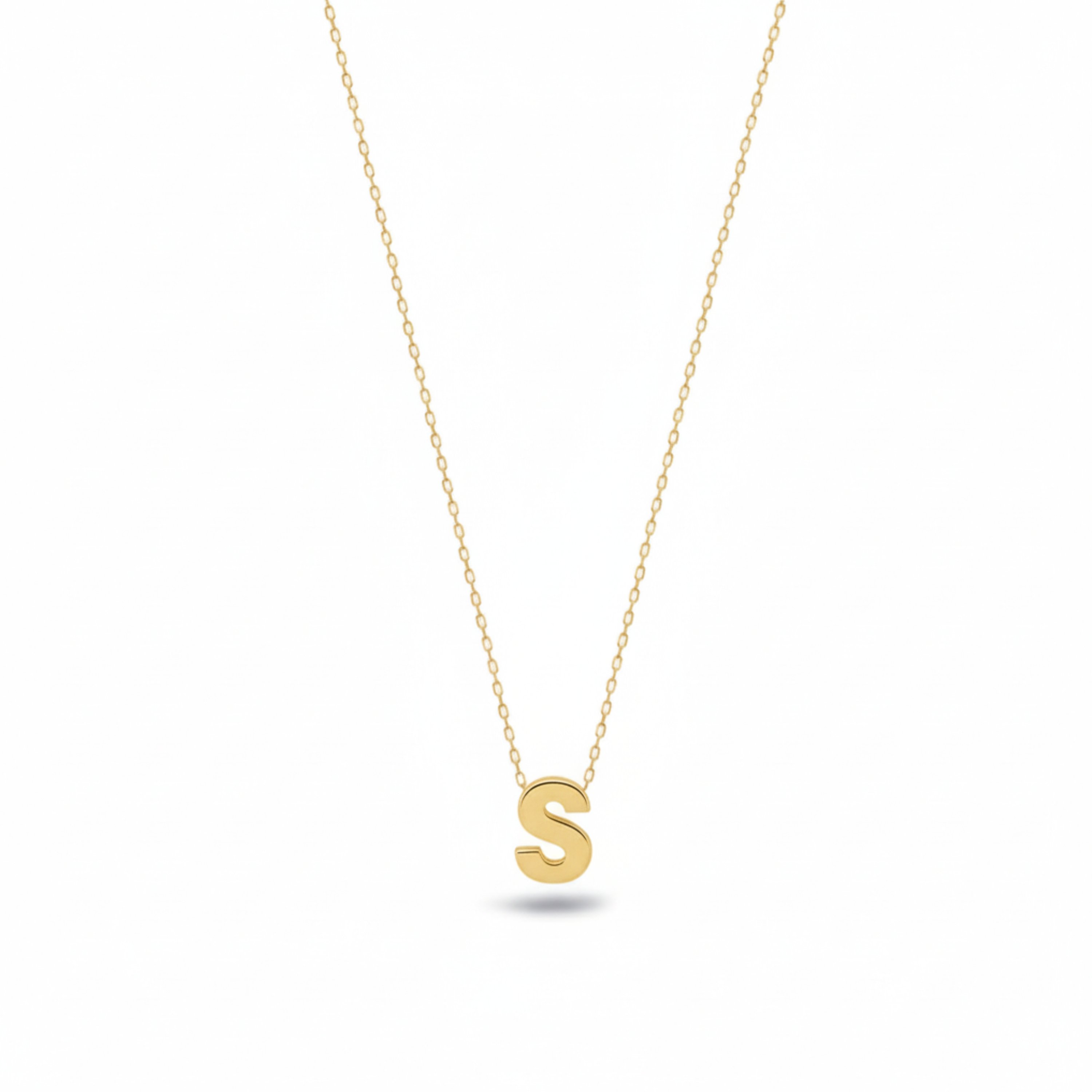 Minimalist Harf Kolye