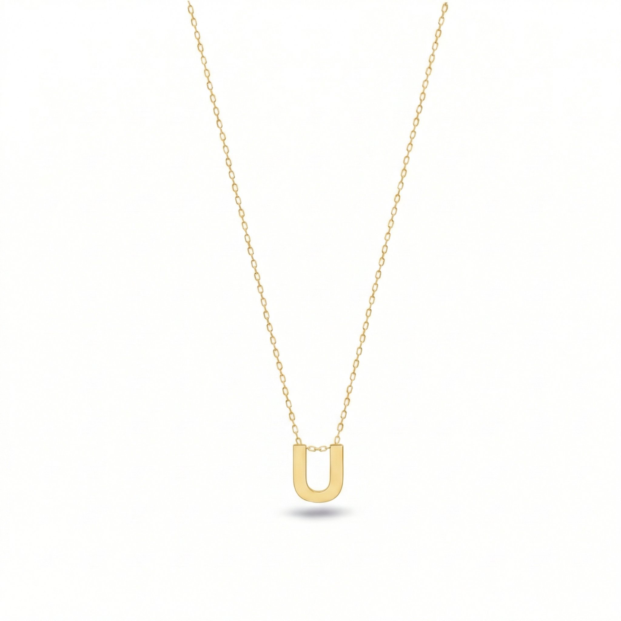 Minimalist Harf Kolye