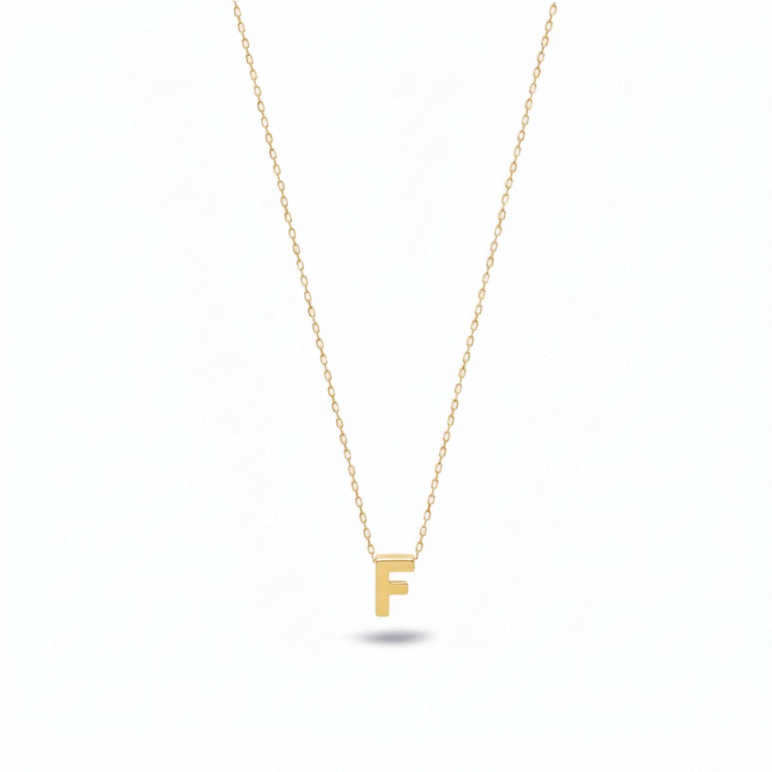 Minimalist Harf Kolye