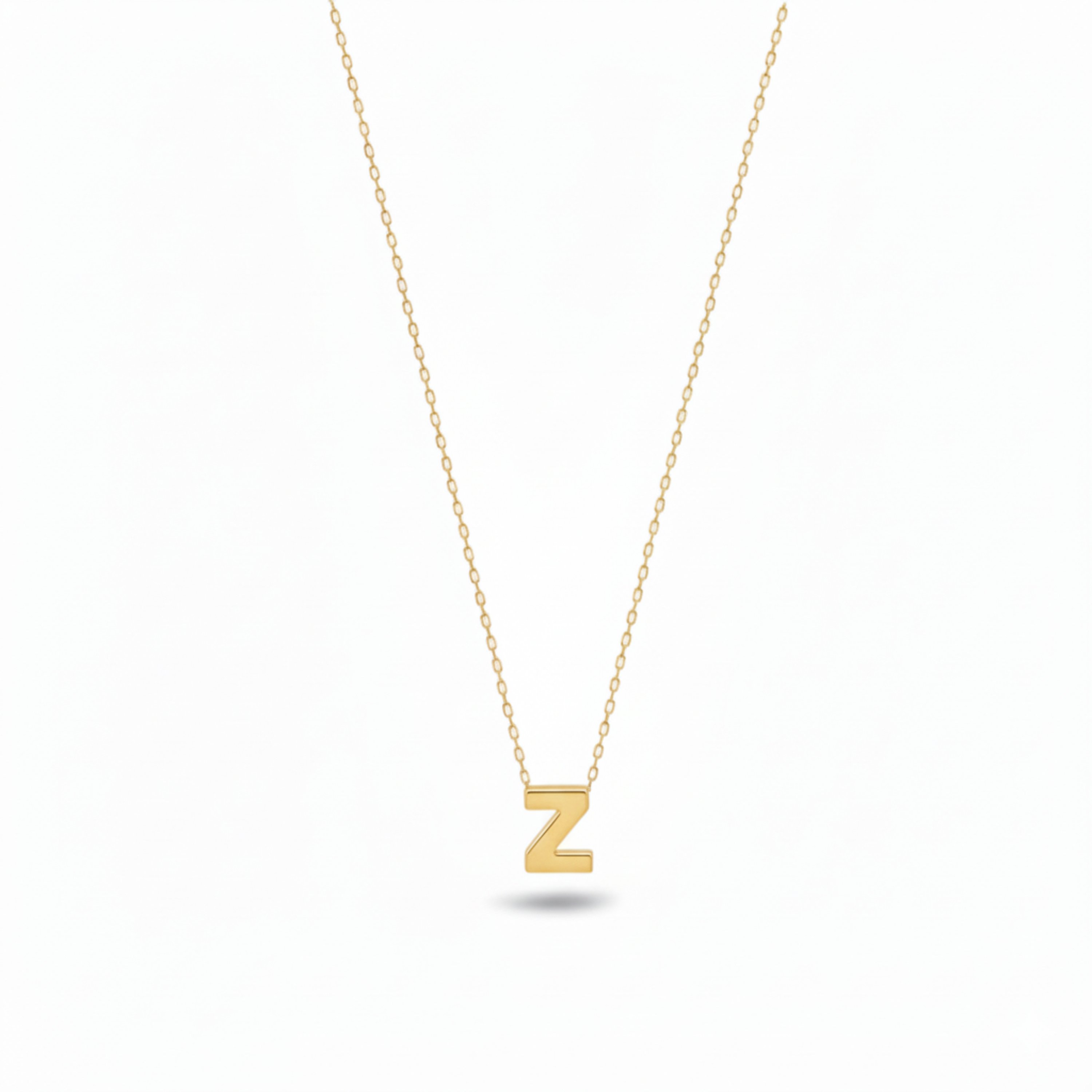 Minimalist Harf Kolye