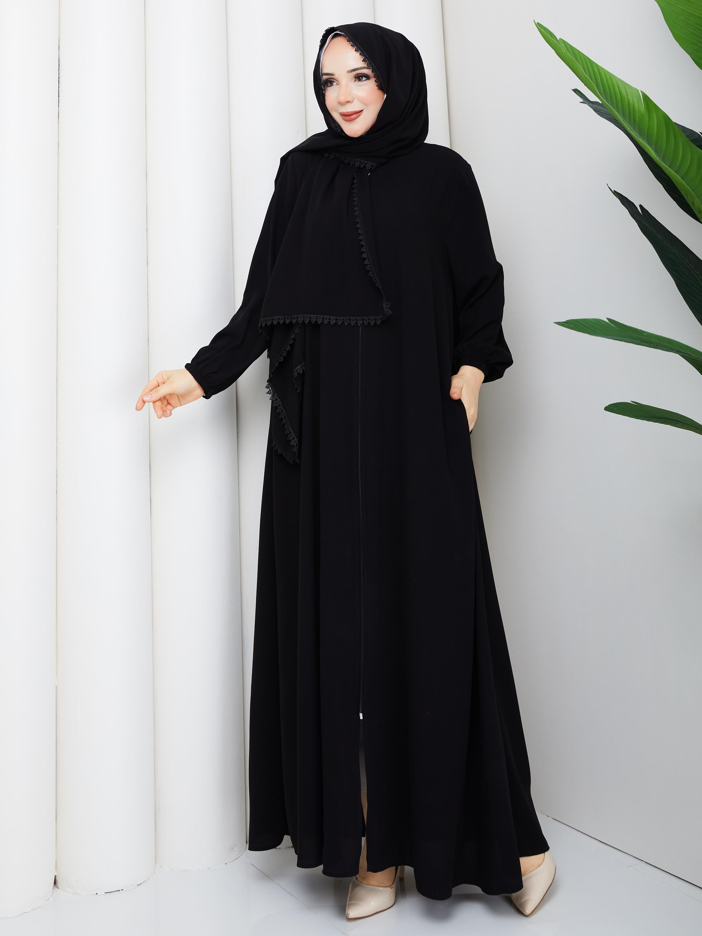 BAŞÖRTÜLÜ NAMAZ ELBİSESİ