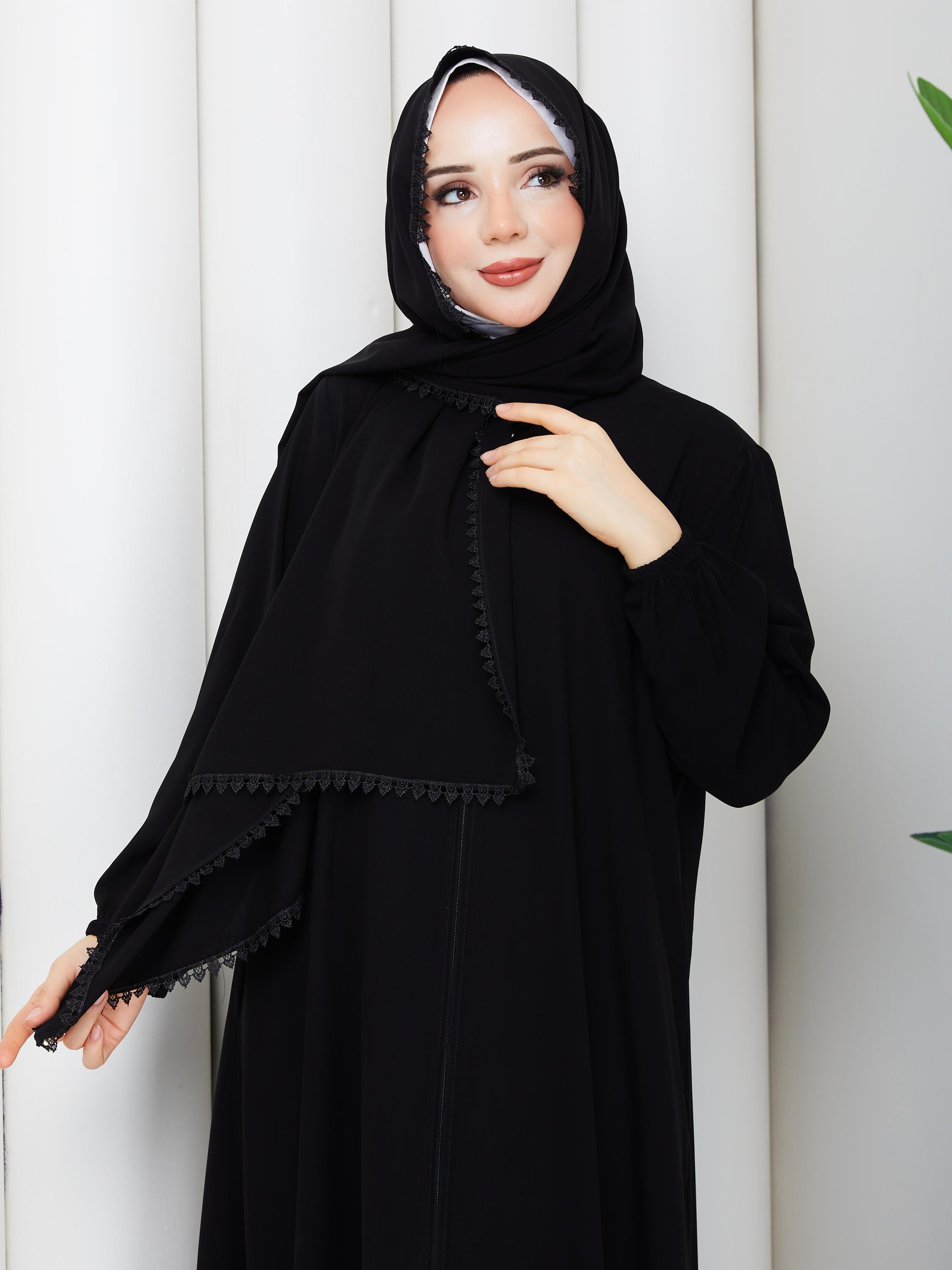 BAŞÖRTÜLÜ NAMAZ ELBİSESİ