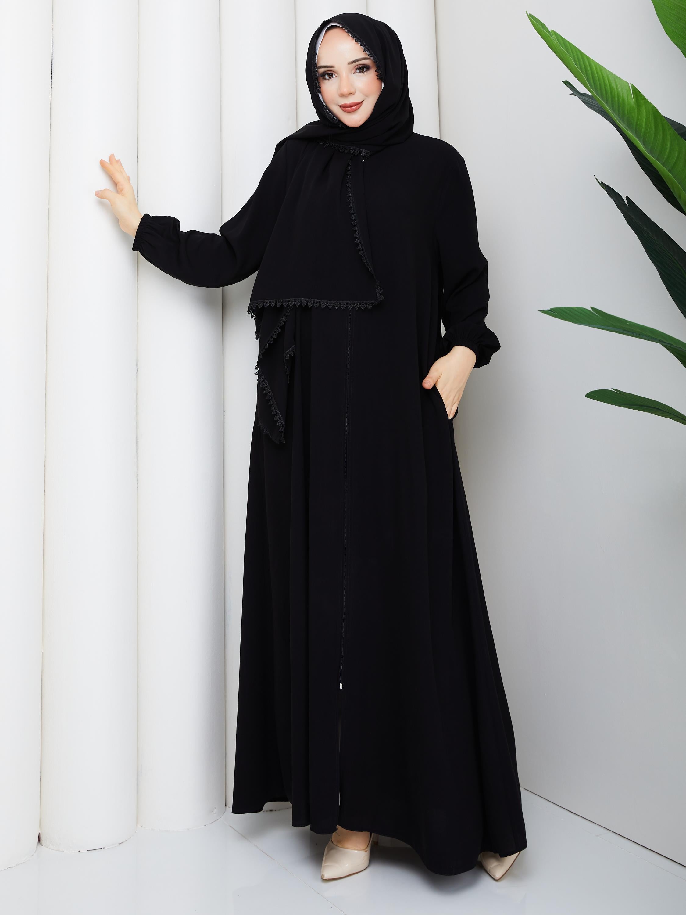 BAŞÖRTÜLÜ NAMAZ ELBİSESİ