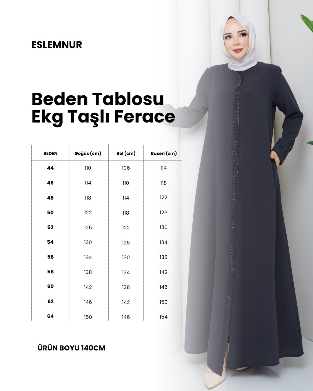 EKG TAŞLI FERACE