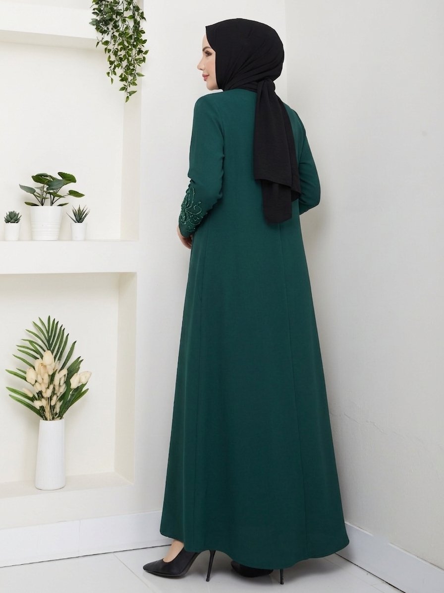 SAHRA ELBİSE BÜYÜK BEDEN ANNE ELBİSESİ