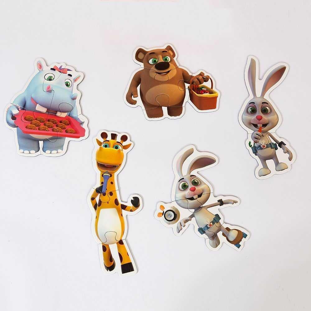 Akıllı Tavşan Momo Baby Puzzle