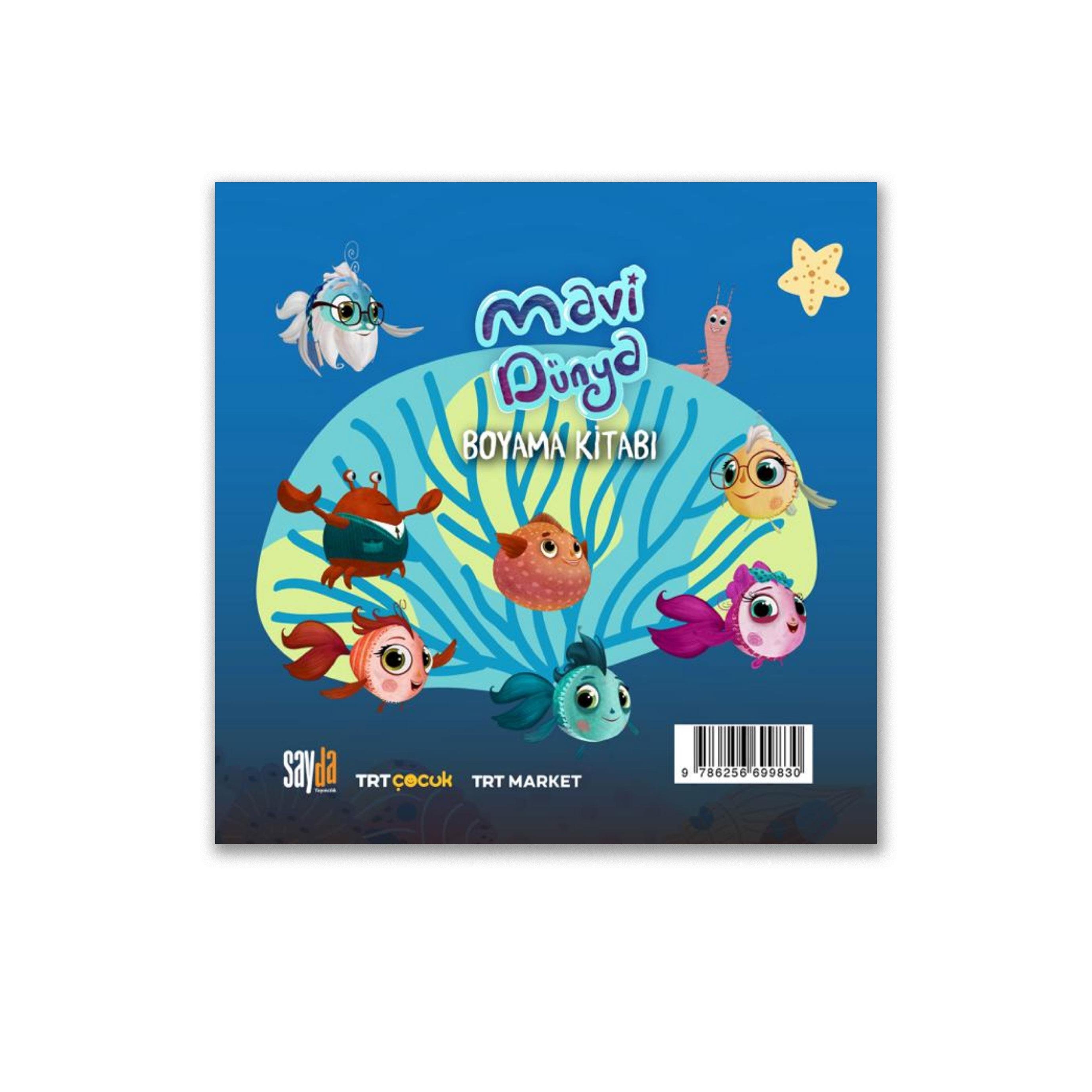 Mavi Dünya Boyama Kitabı