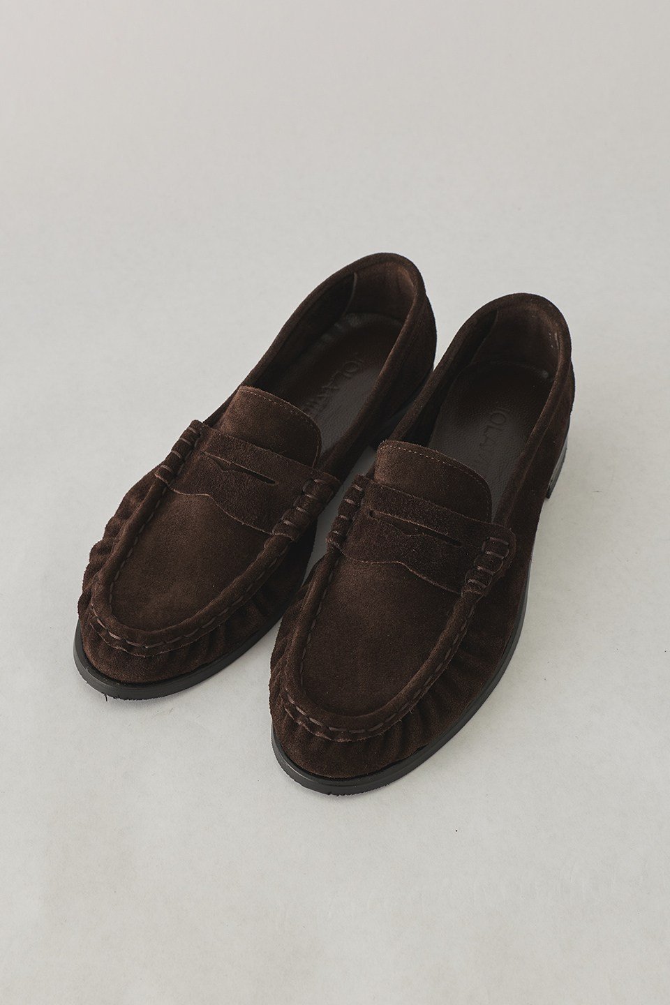 Acı Kahve Süet Loafer Ayakkabı