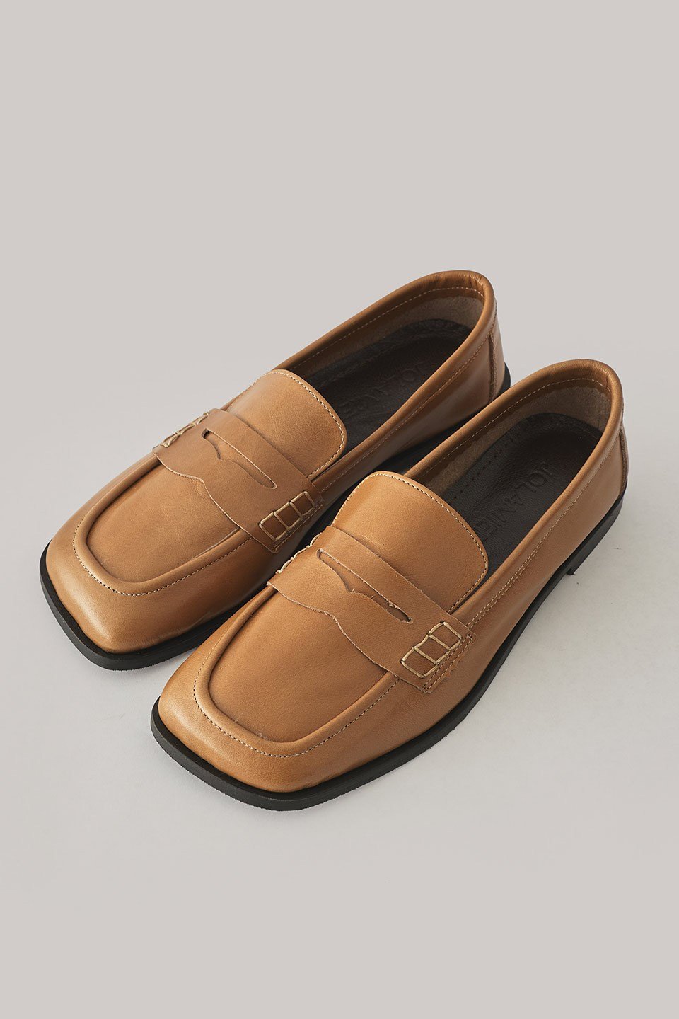 Camel Klasik Deri Loafer