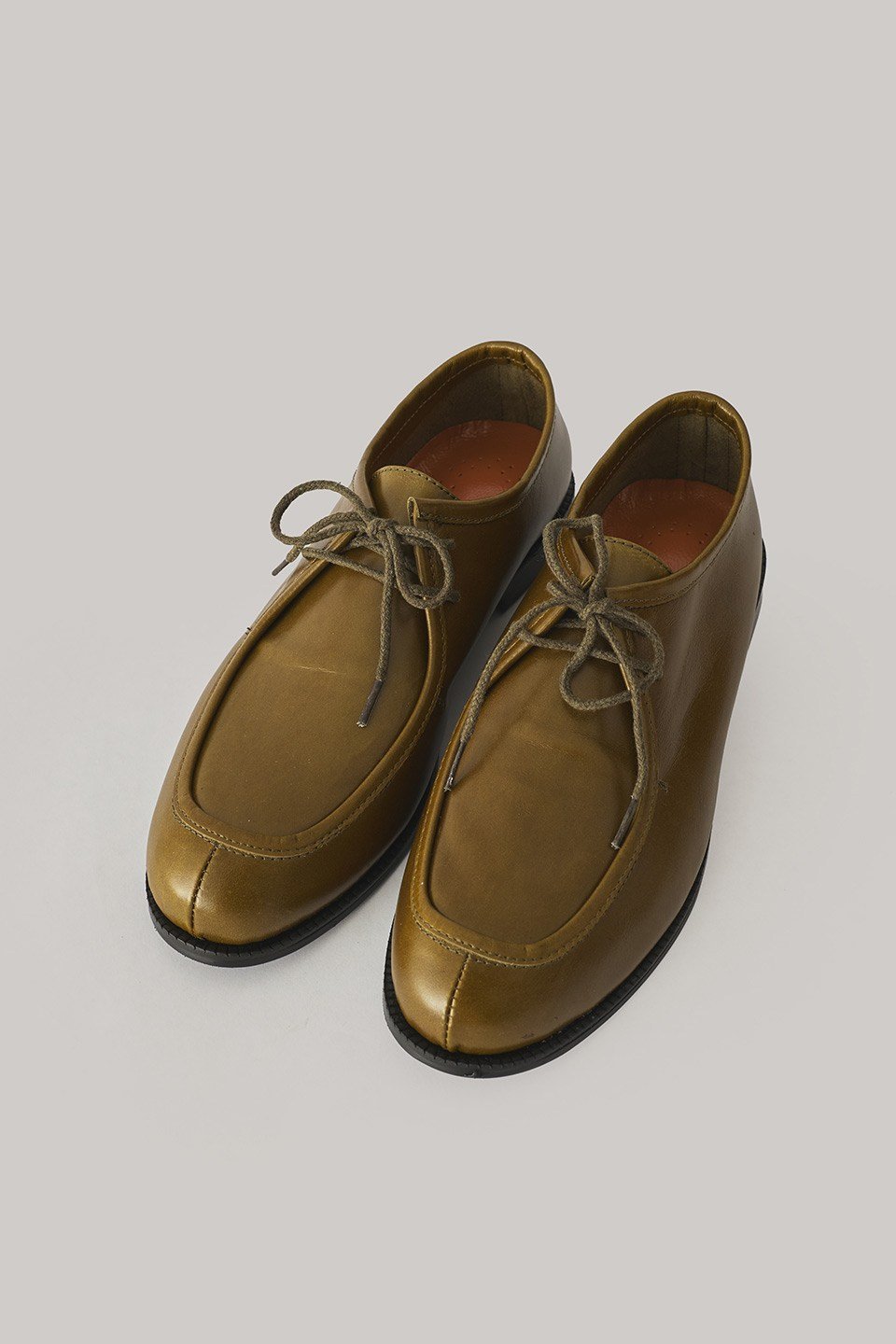 Haki Bağcık Detaylı Deri Loafer