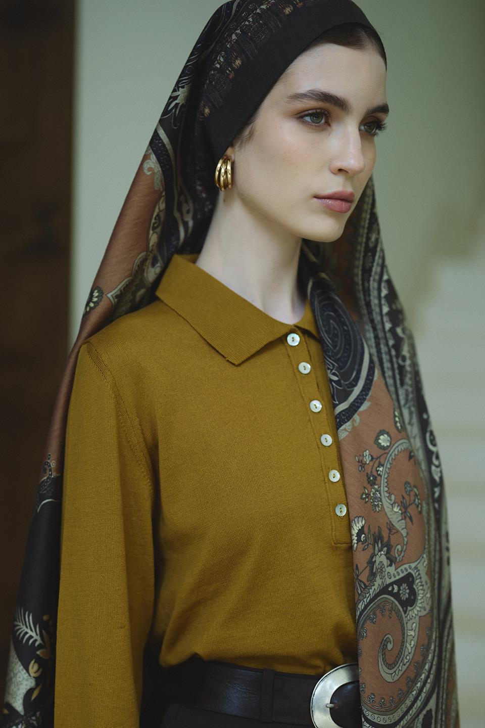 Hardal Clara Polo Yaka Kazak