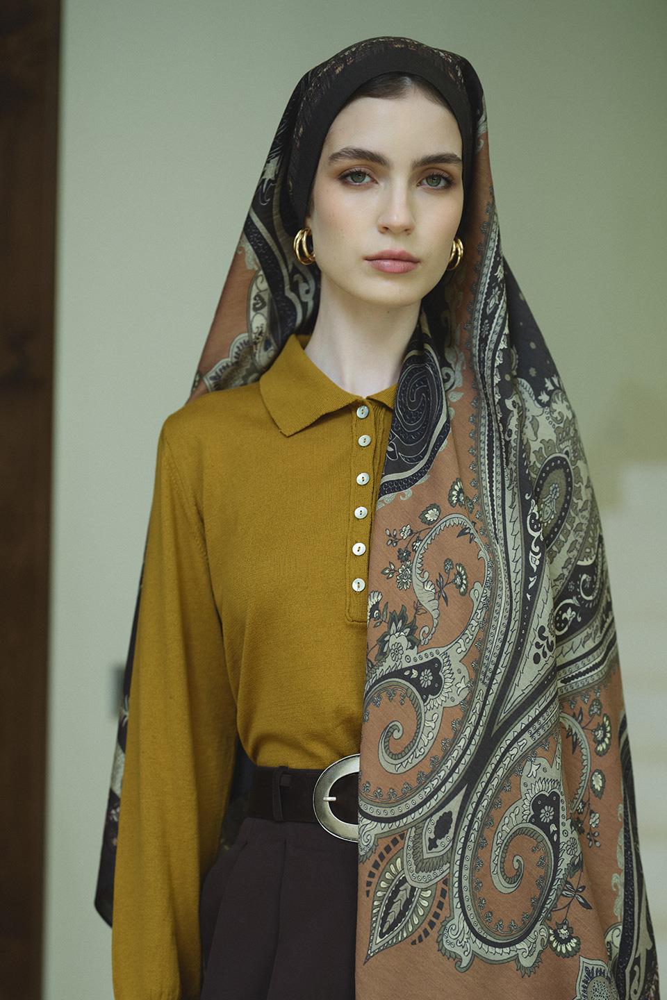 Hardal Clara Polo Yaka Kazak