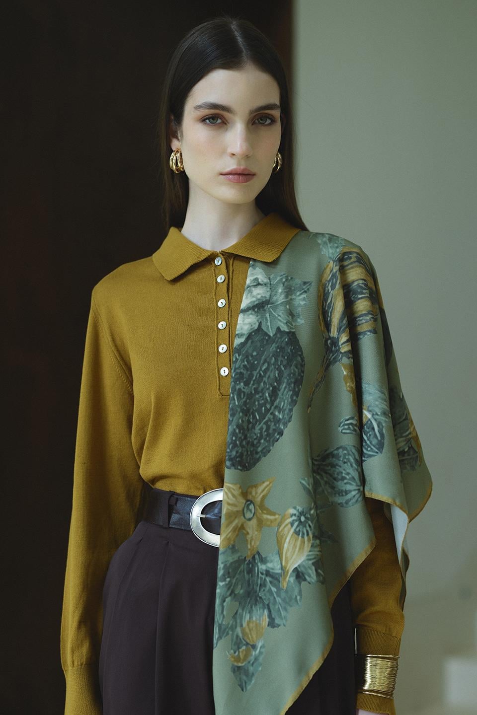 Hardal Clara Polo Yaka Kazak