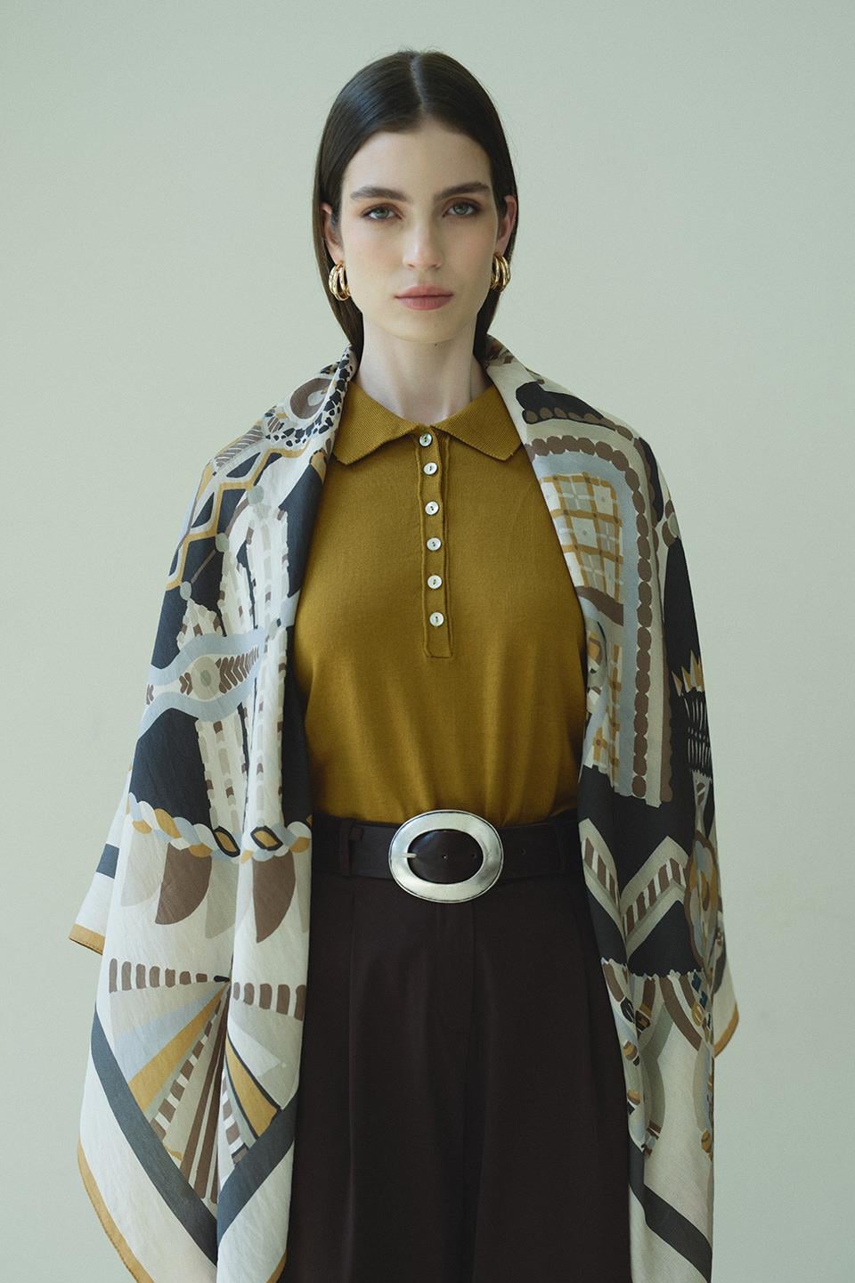 Hardal Clara Polo Yaka Kazak