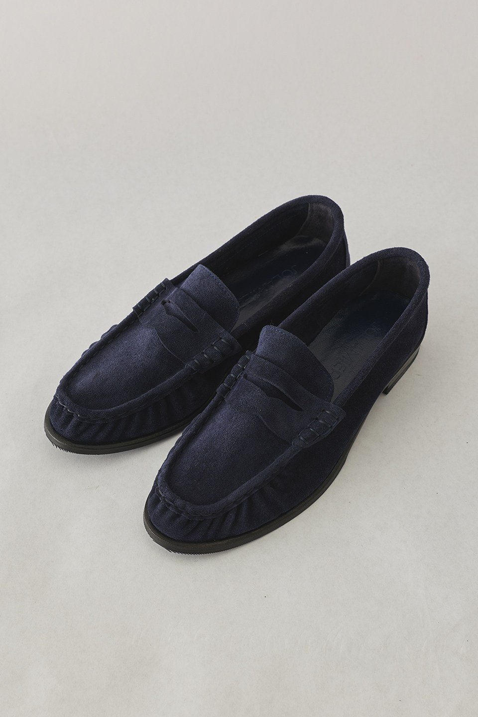 Lacivert Süet Loafer Ayakkabı