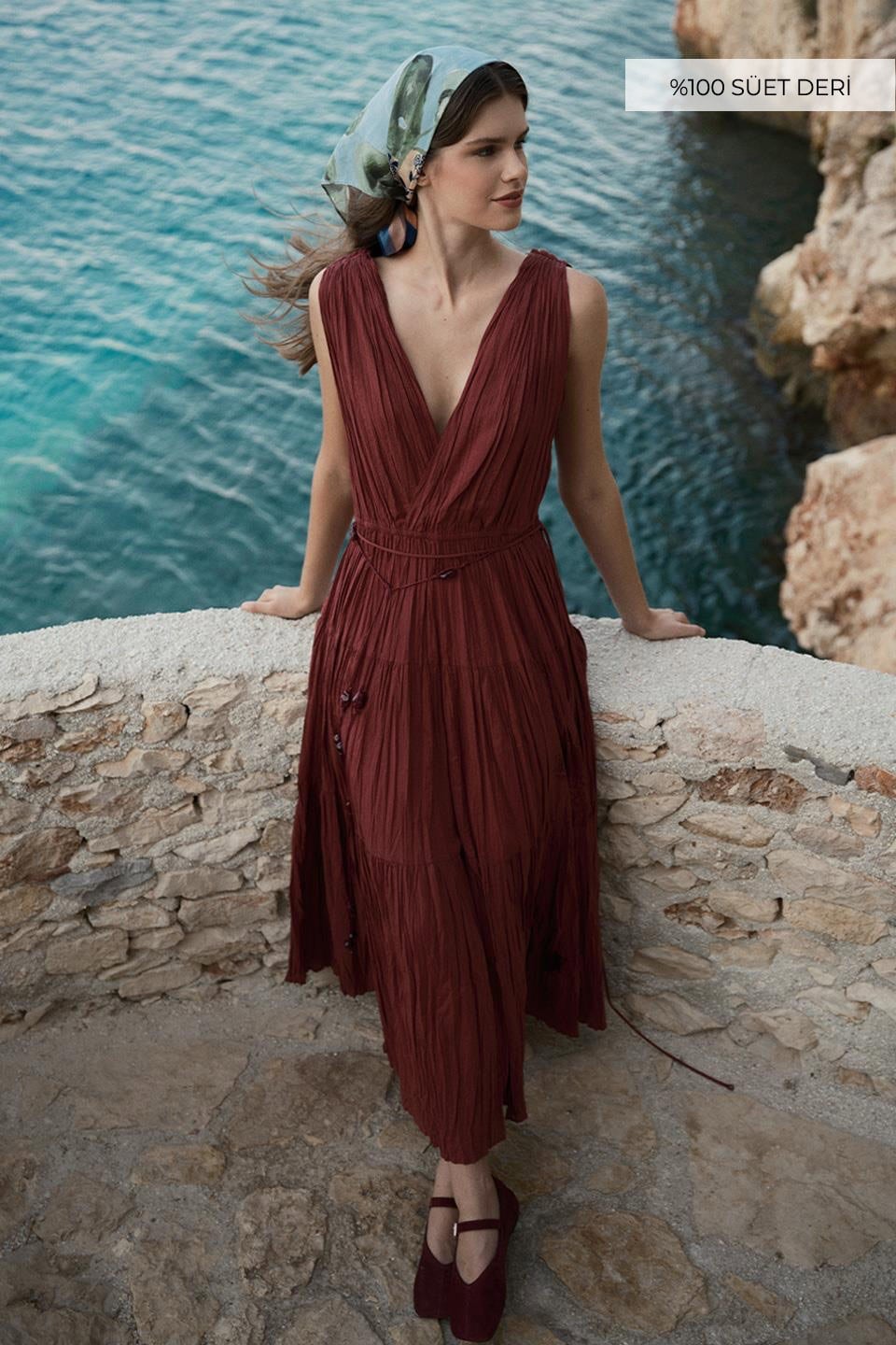 Önü Küt Babet Bordo