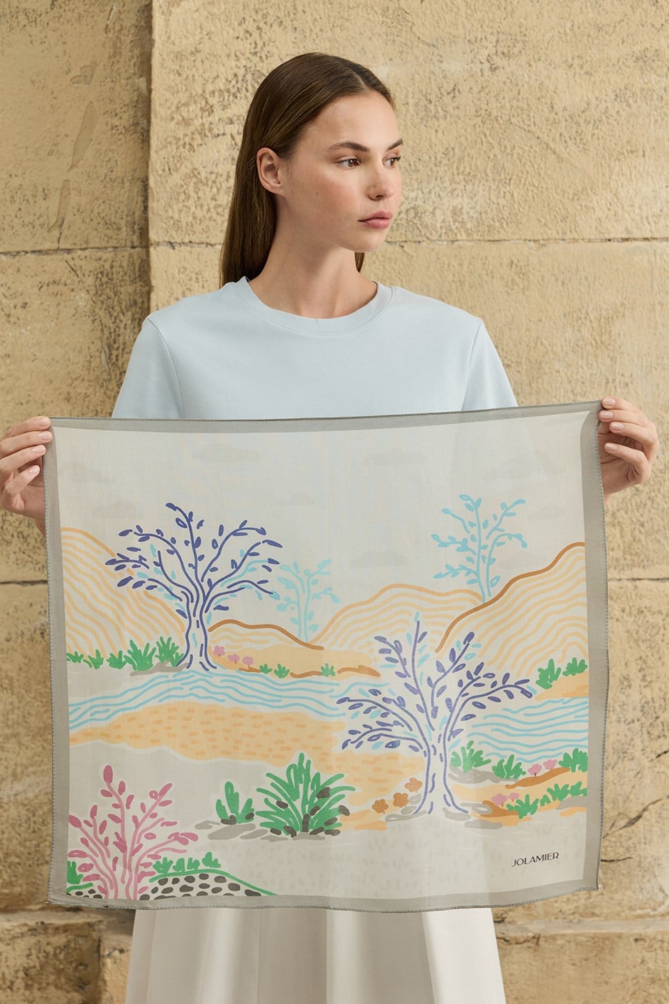 Siena Desenli Modal Fular