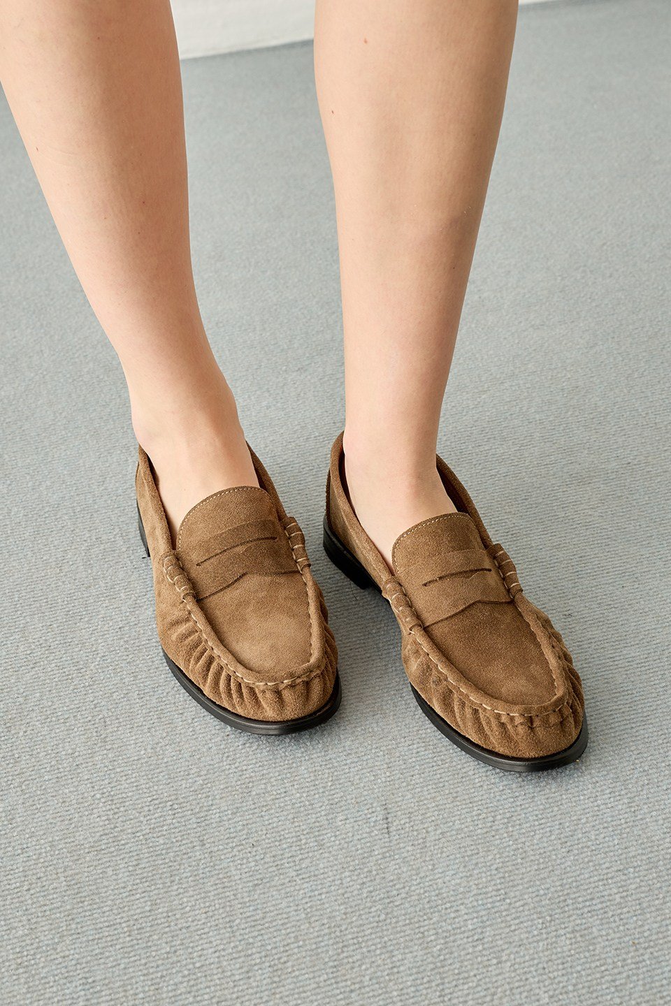 Vizon Süet Loafer Ayakkabı