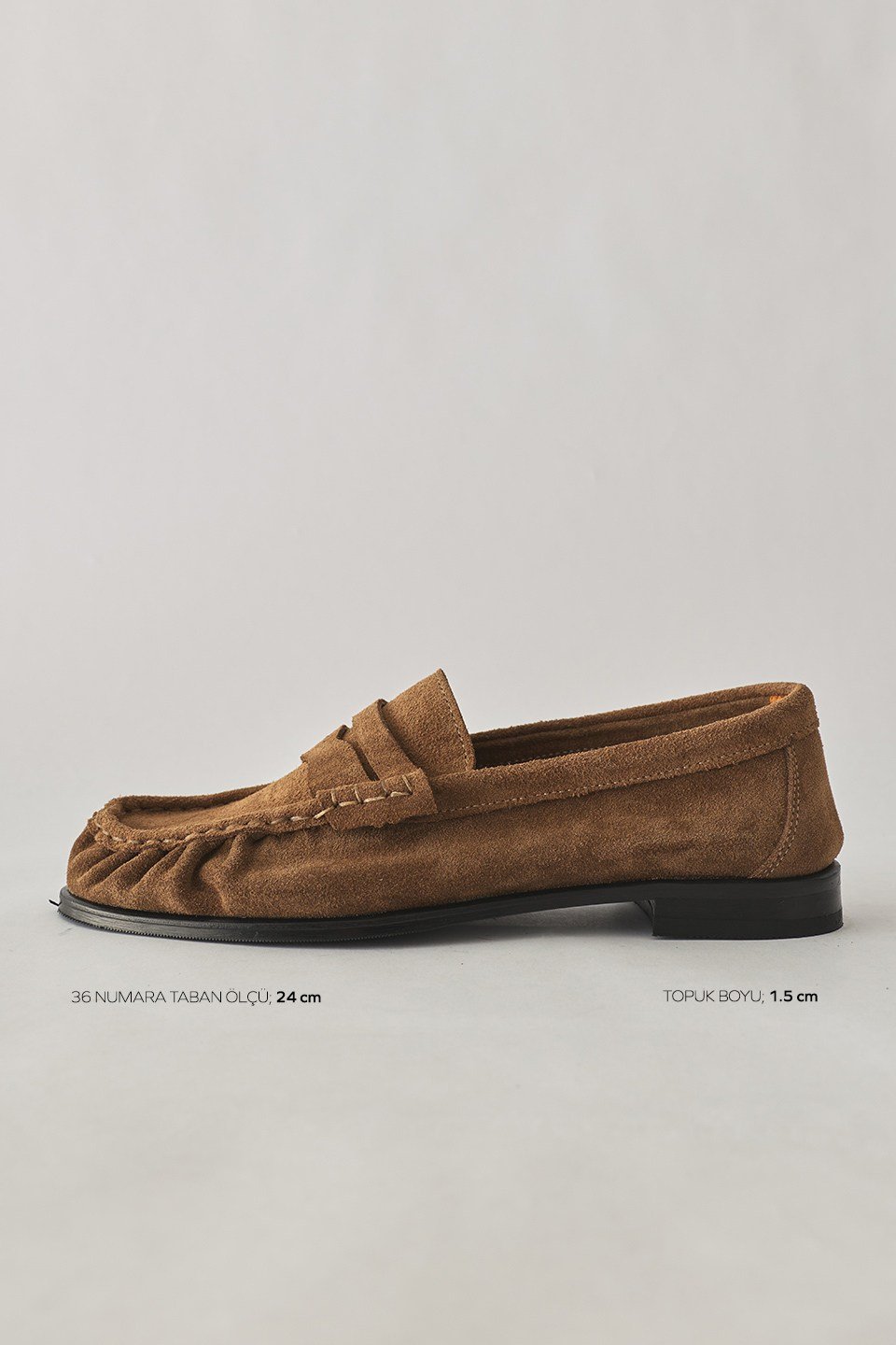 Vizon Süet Loafer Ayakkabı