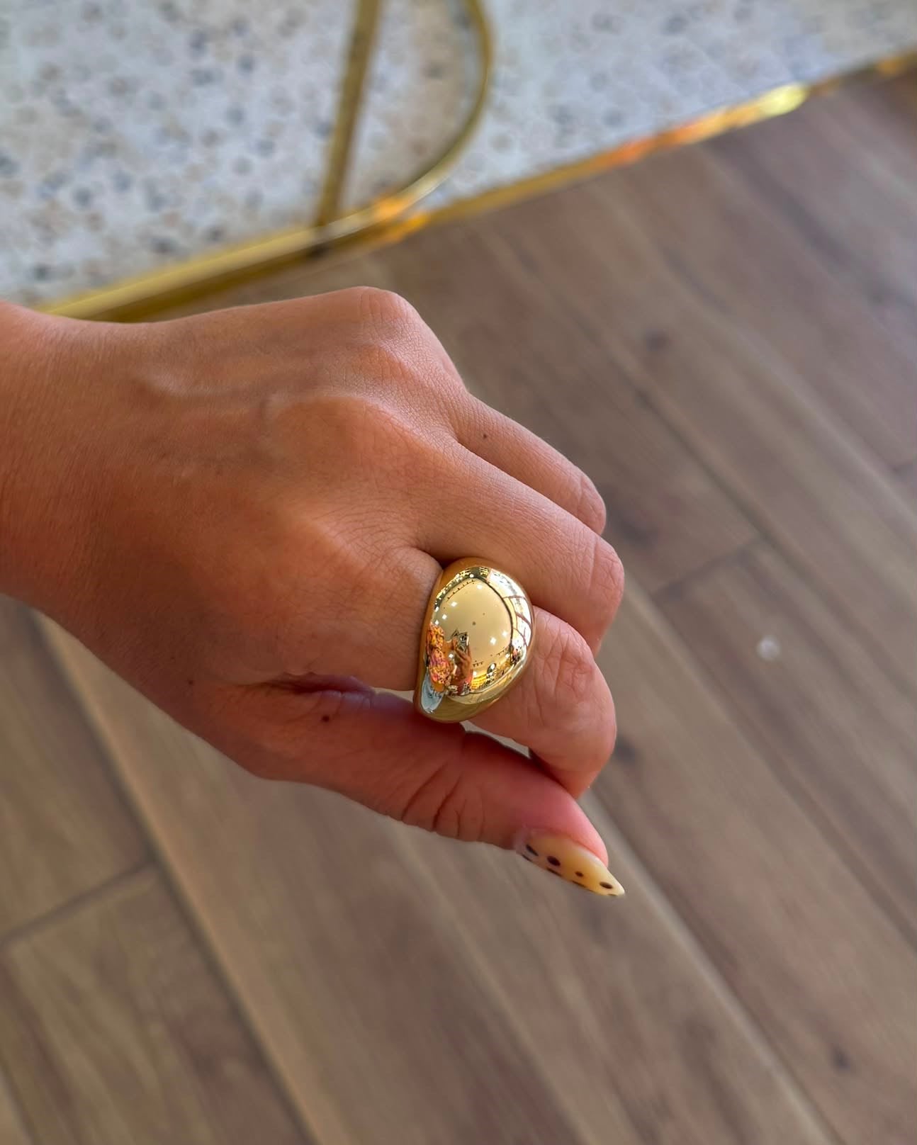 14K Gold Ayarlanabilir VIP Yüzük