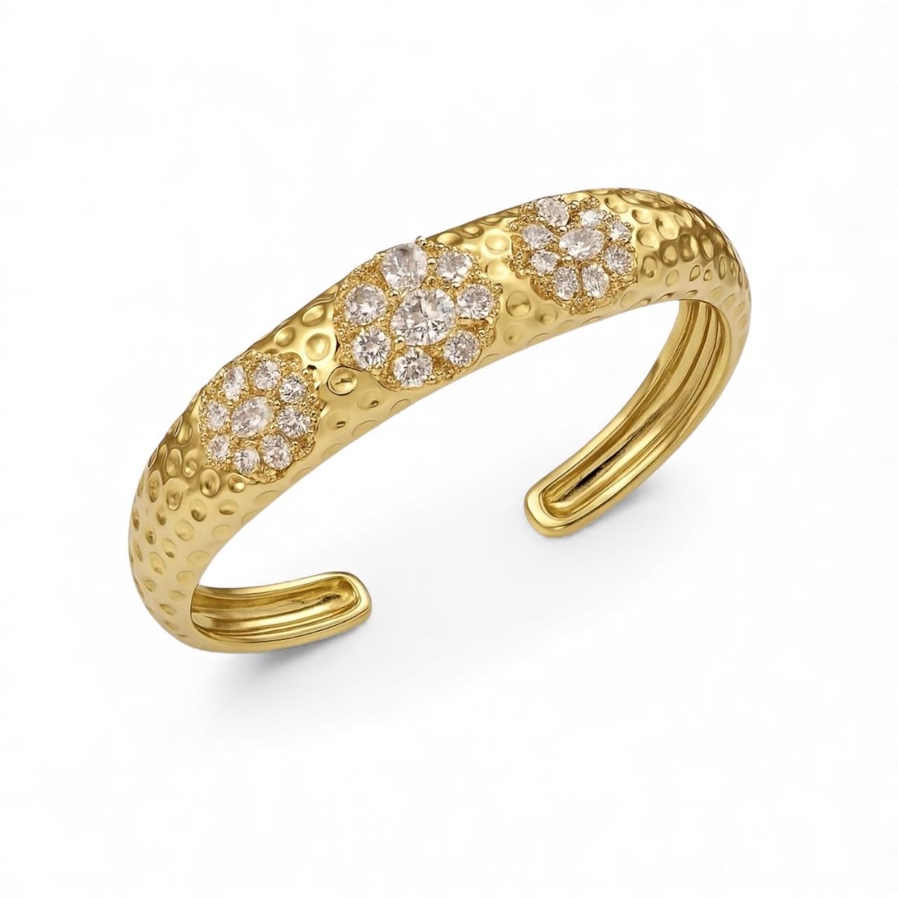 14K Gold Cuff Kelepçe