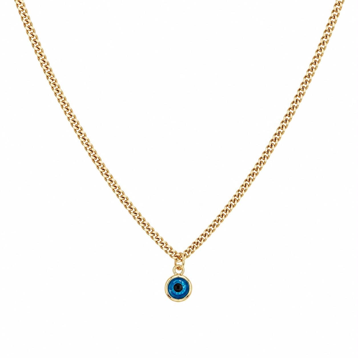 14k Gold Göz Kolye