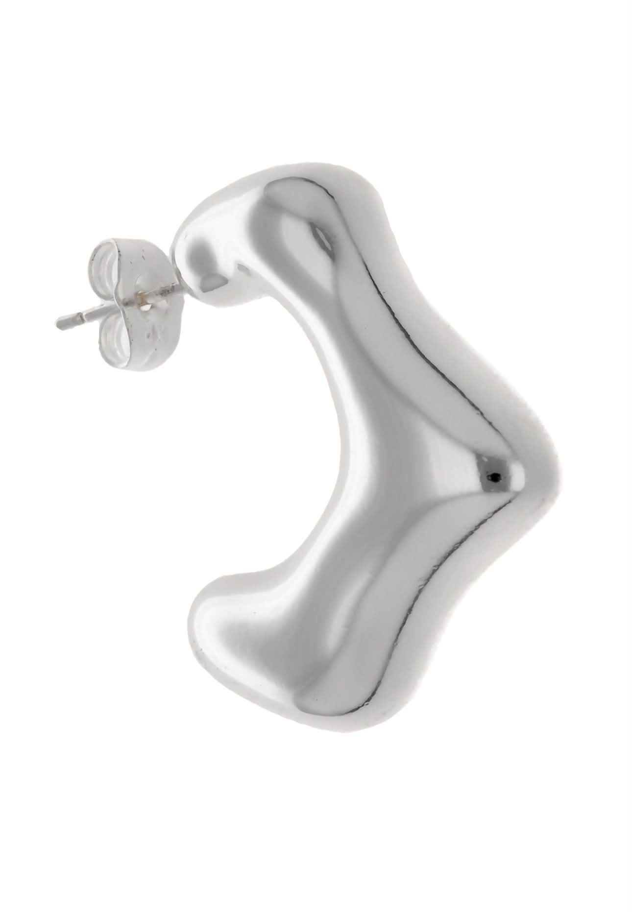 3cm Light Silver Küpe