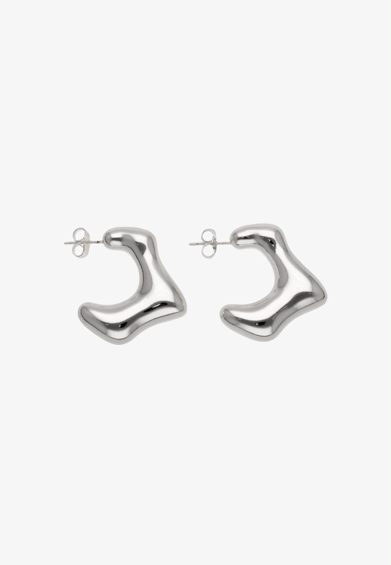 3cm Light Silver Küpe