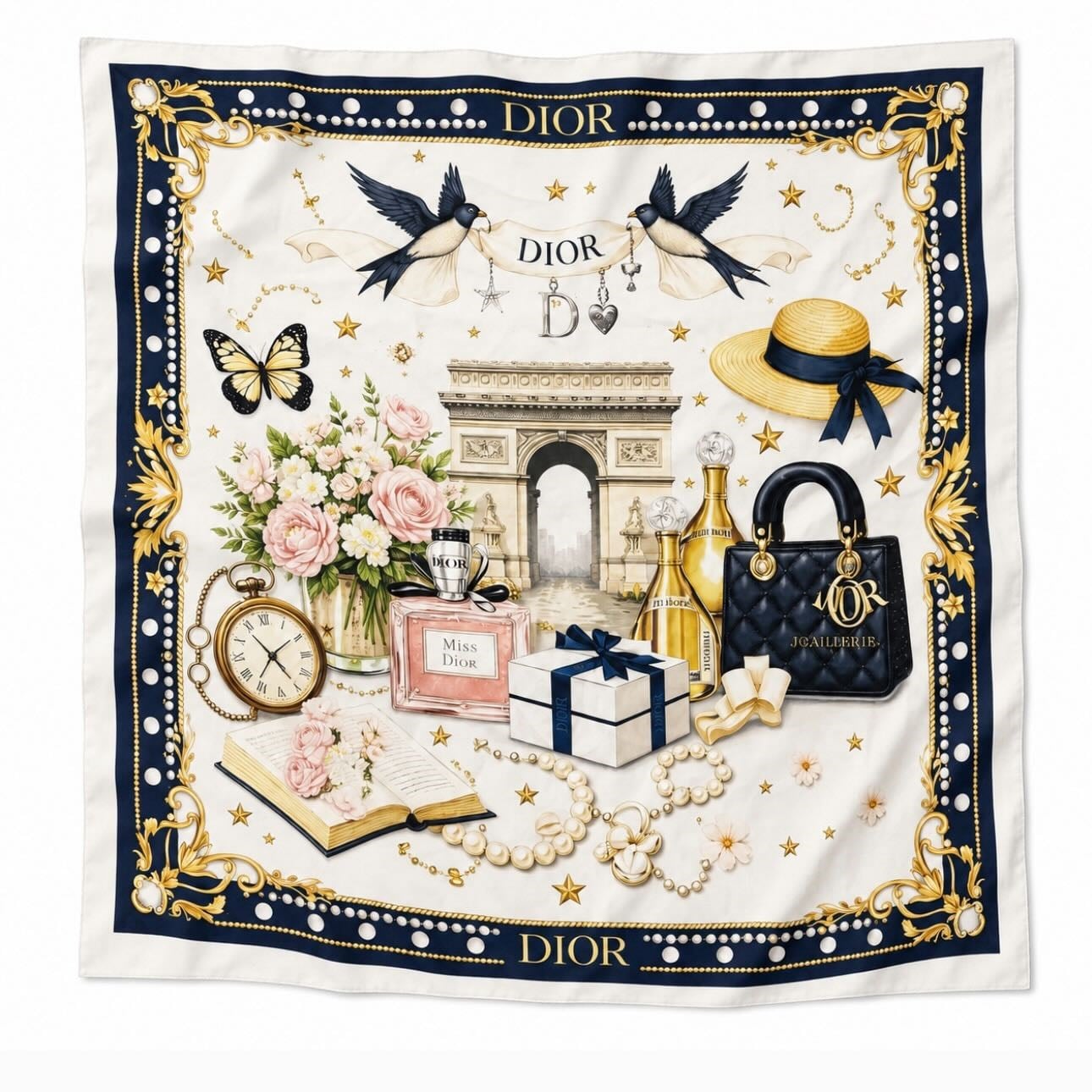 70x70 Çok Kullanımlı Şal Bandana