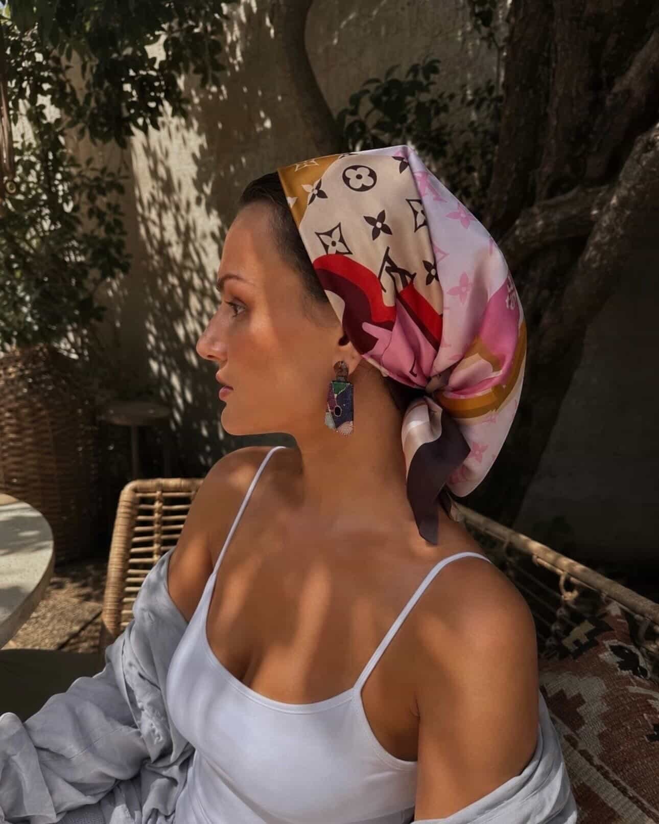 70x70 Çok Kullanımlı Şal Bandana